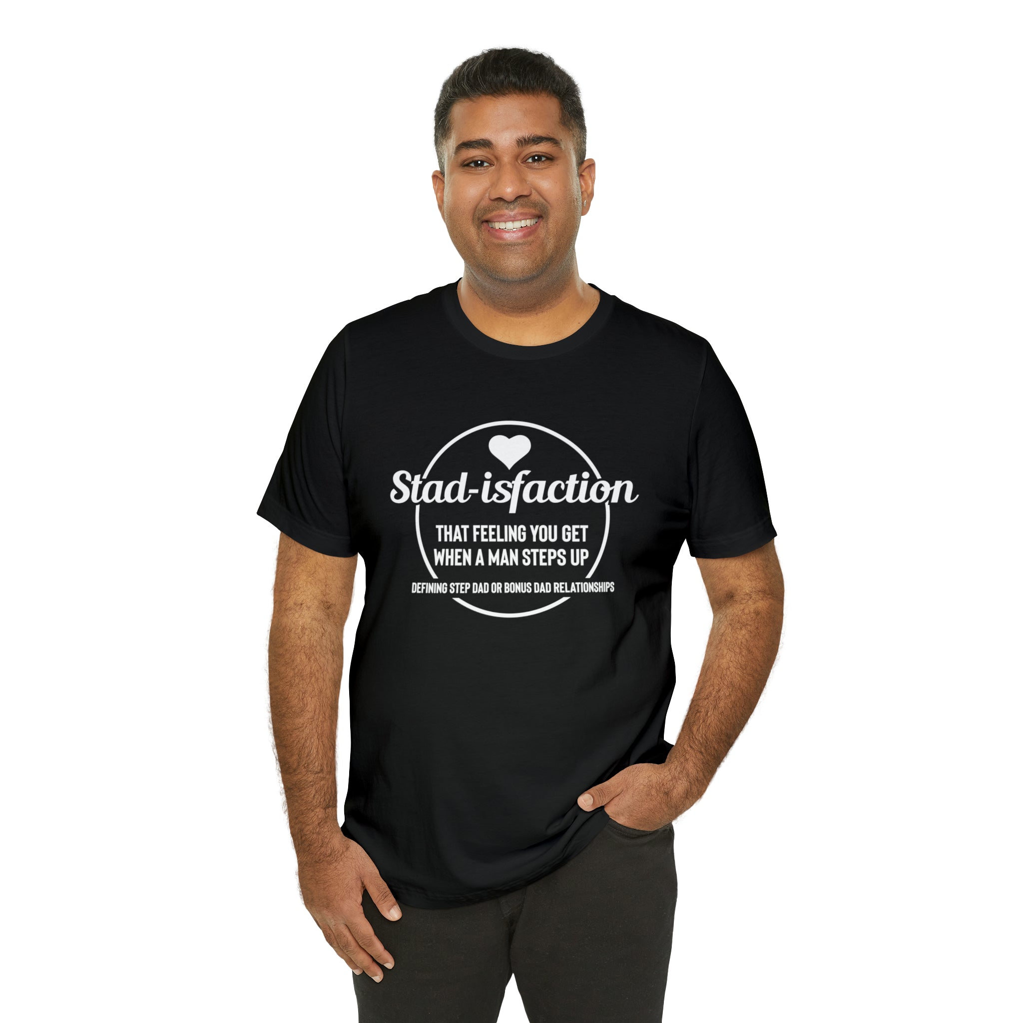 Fathers Day Gift Step Dad Unisex Softstyle T-Shirt Stad-isfaction Step Dad