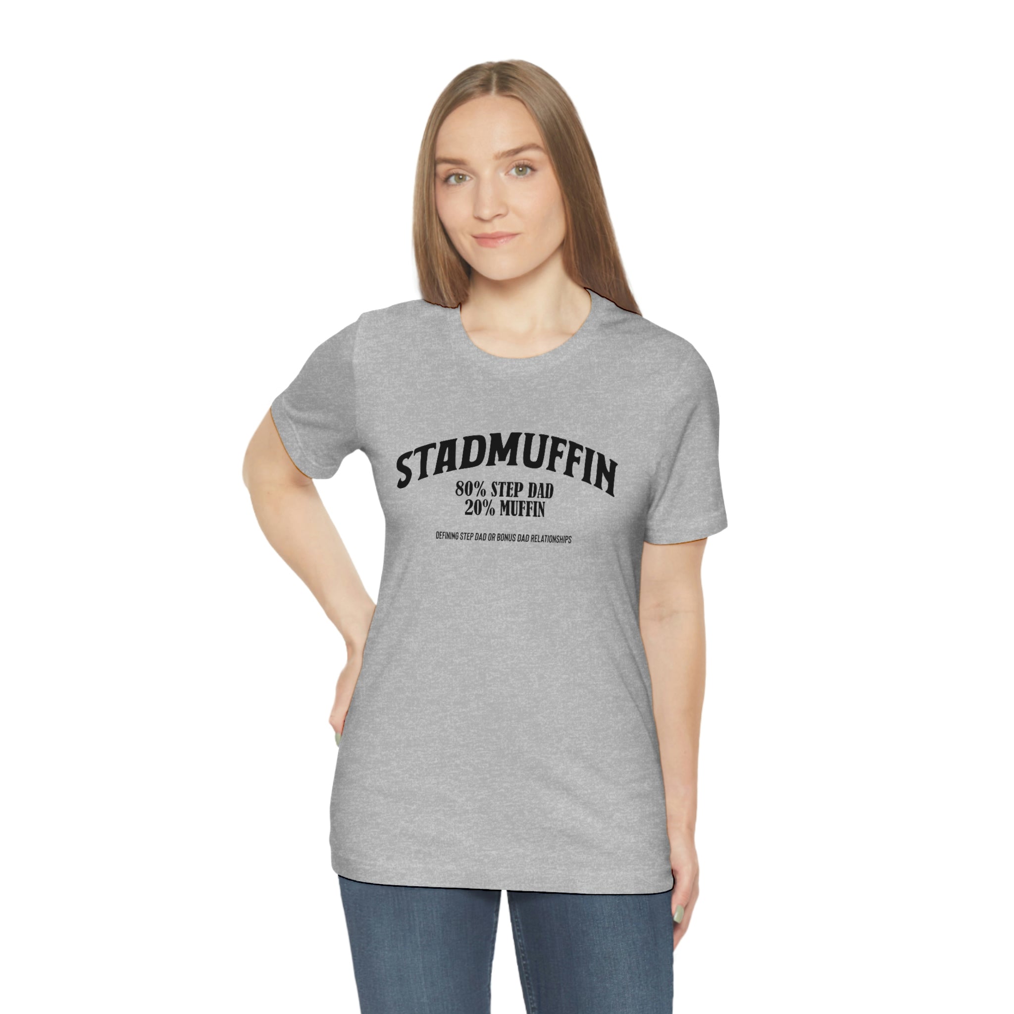 Fathers Day Gift Step Dad Unisex Softstyle T-Shirt Stad Muffin Step Dad