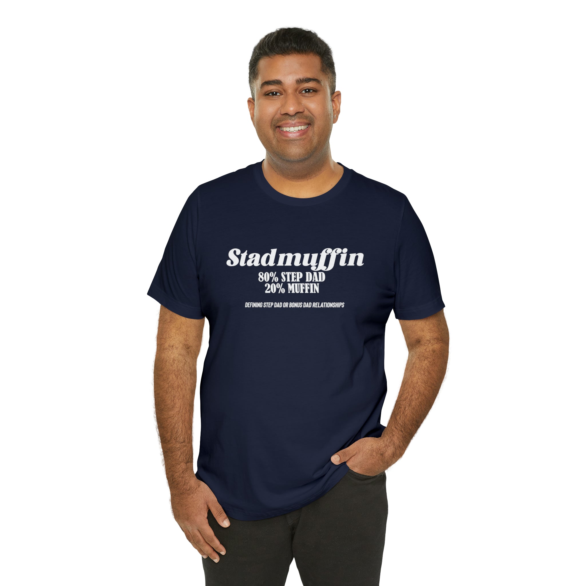 Fathers Day Gift Step Dad Unisex Softstyle T-Shirt Stad Muffin Step Dad