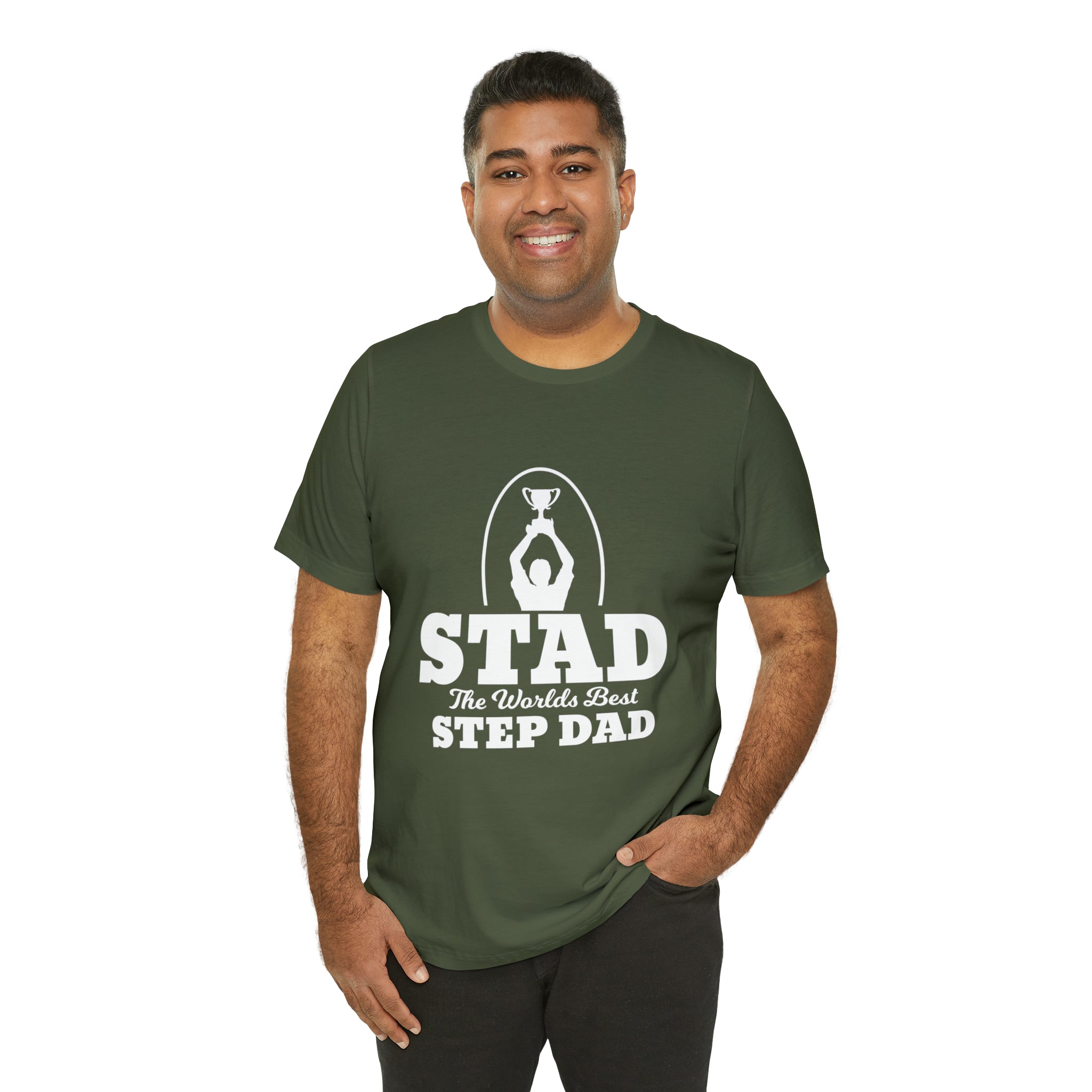 Fathers Day Gift Step Dad Unisex Softstyle T-Shirt Stad Worlds Best Step Dad