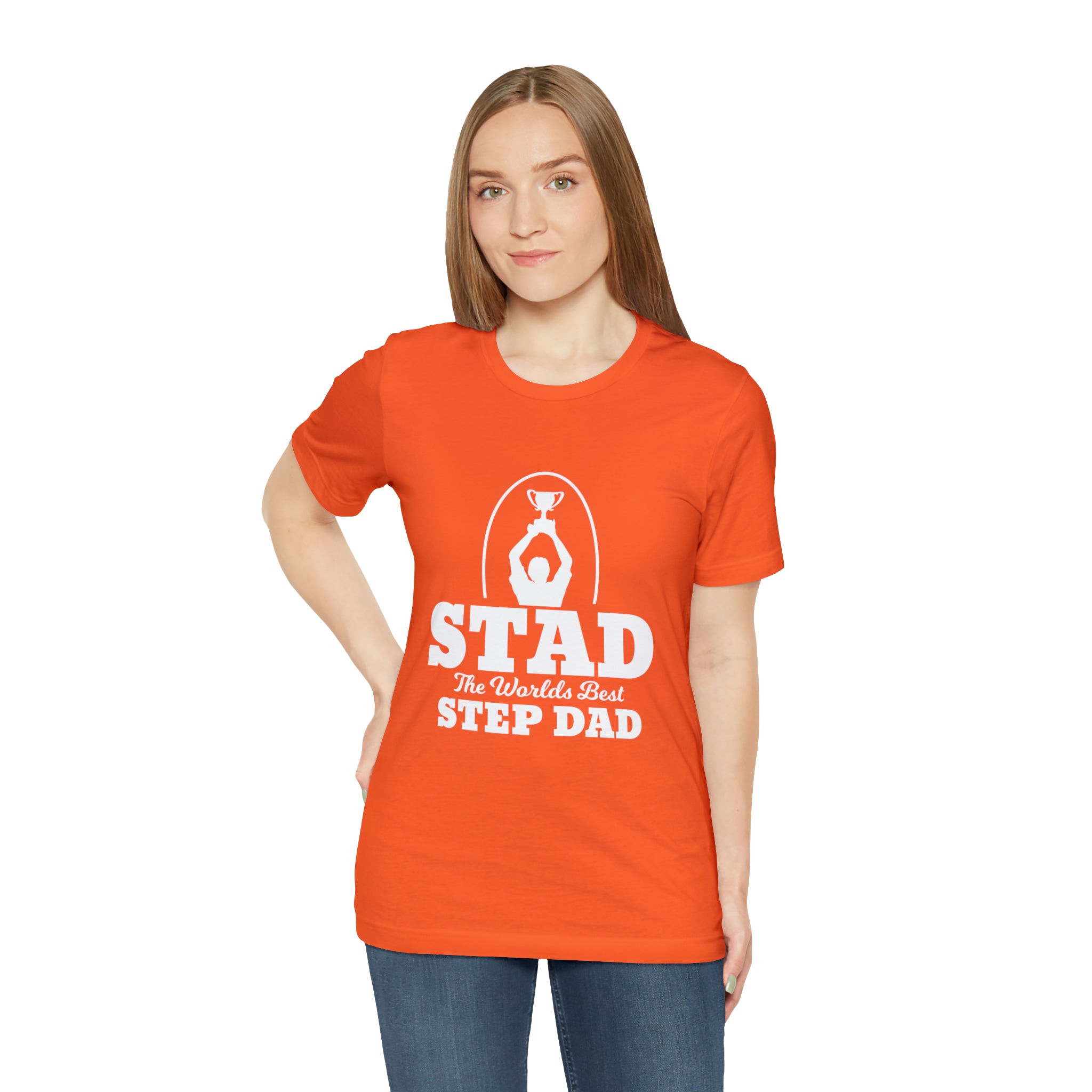 Fathers Day Gift Step Dad Unisex Softstyle T-Shirt Stad Worlds Best Step Dad