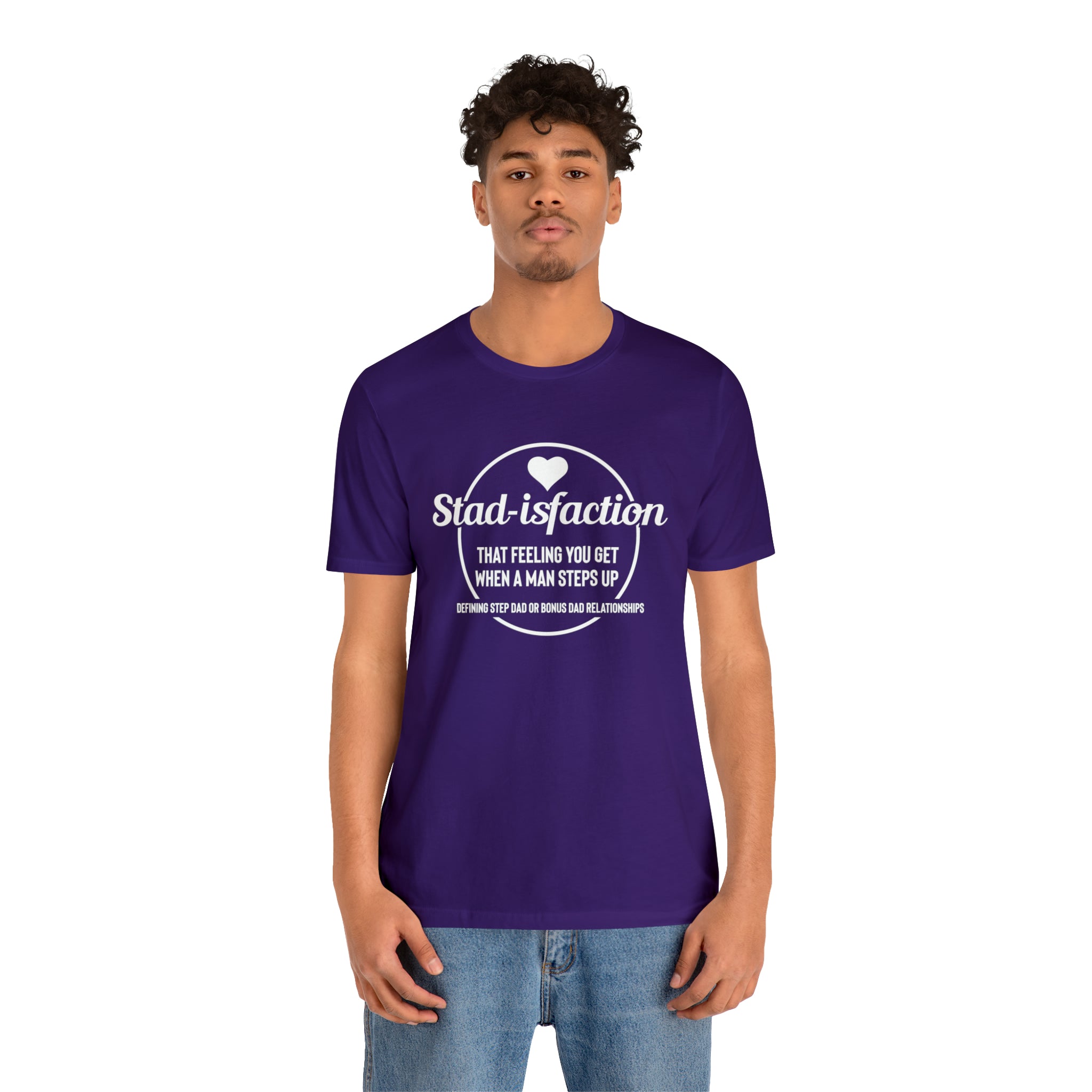 Fathers Day Gift Step Dad Unisex Softstyle T-Shirt Stad-isfaction Step Dad