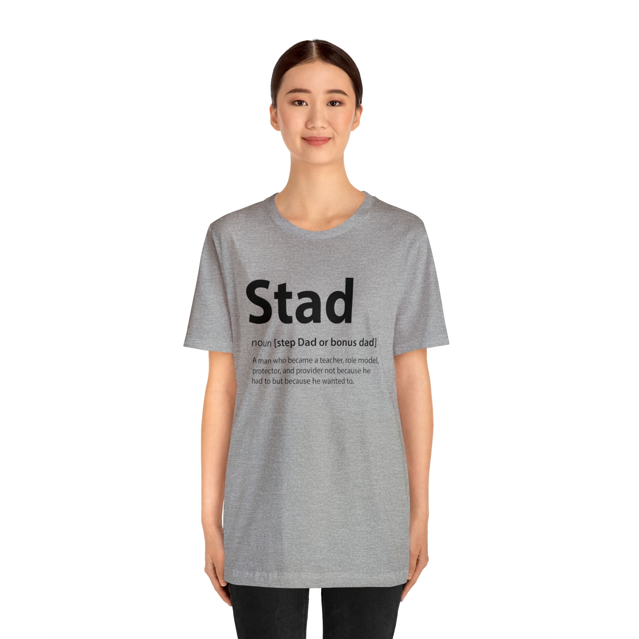 Fathers Day Gift Step Dad Unisex Softstyle T-Shirt Stad Step definition