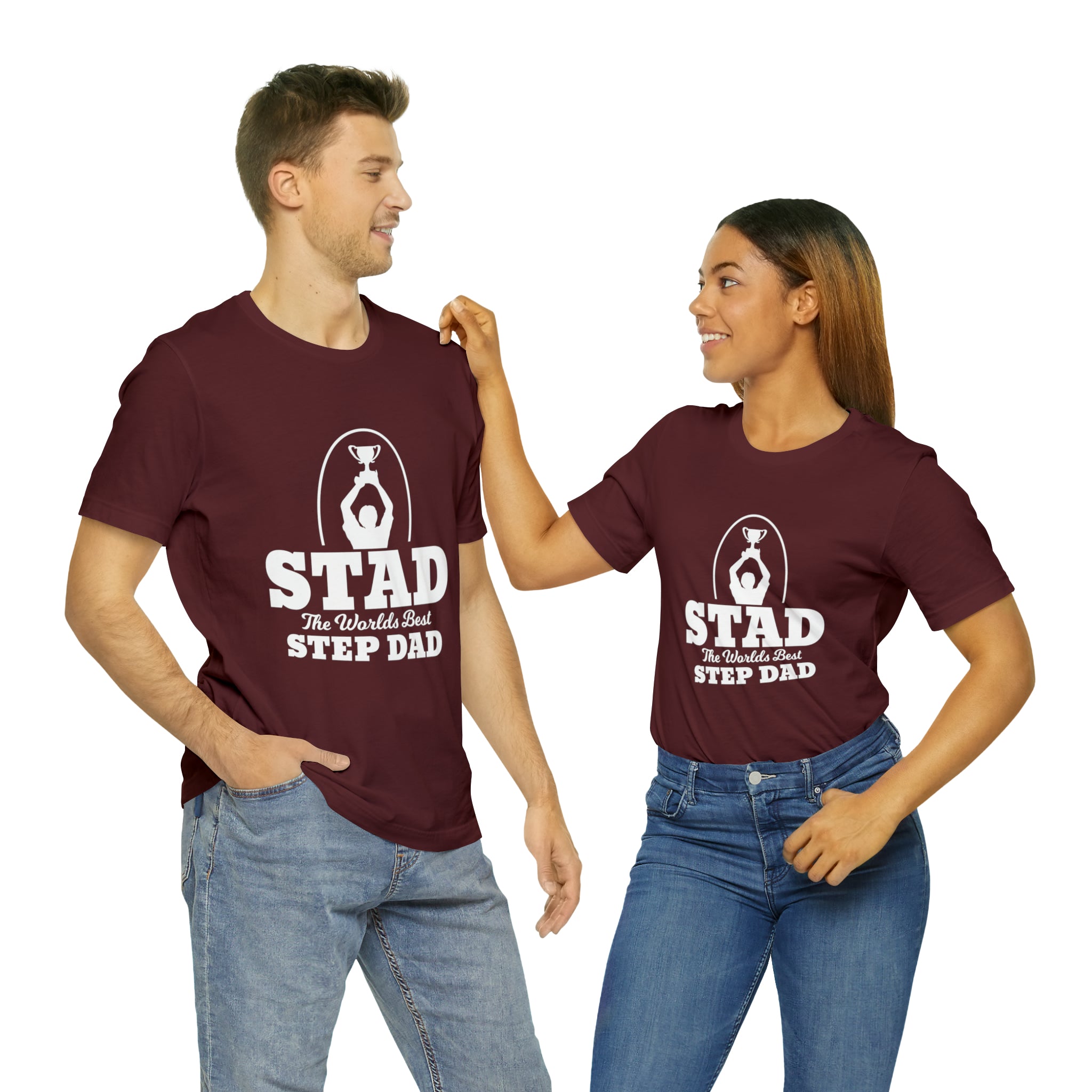Fathers Day Gift Step Dad Unisex Softstyle T-Shirt Stad Worlds Best Step Dad