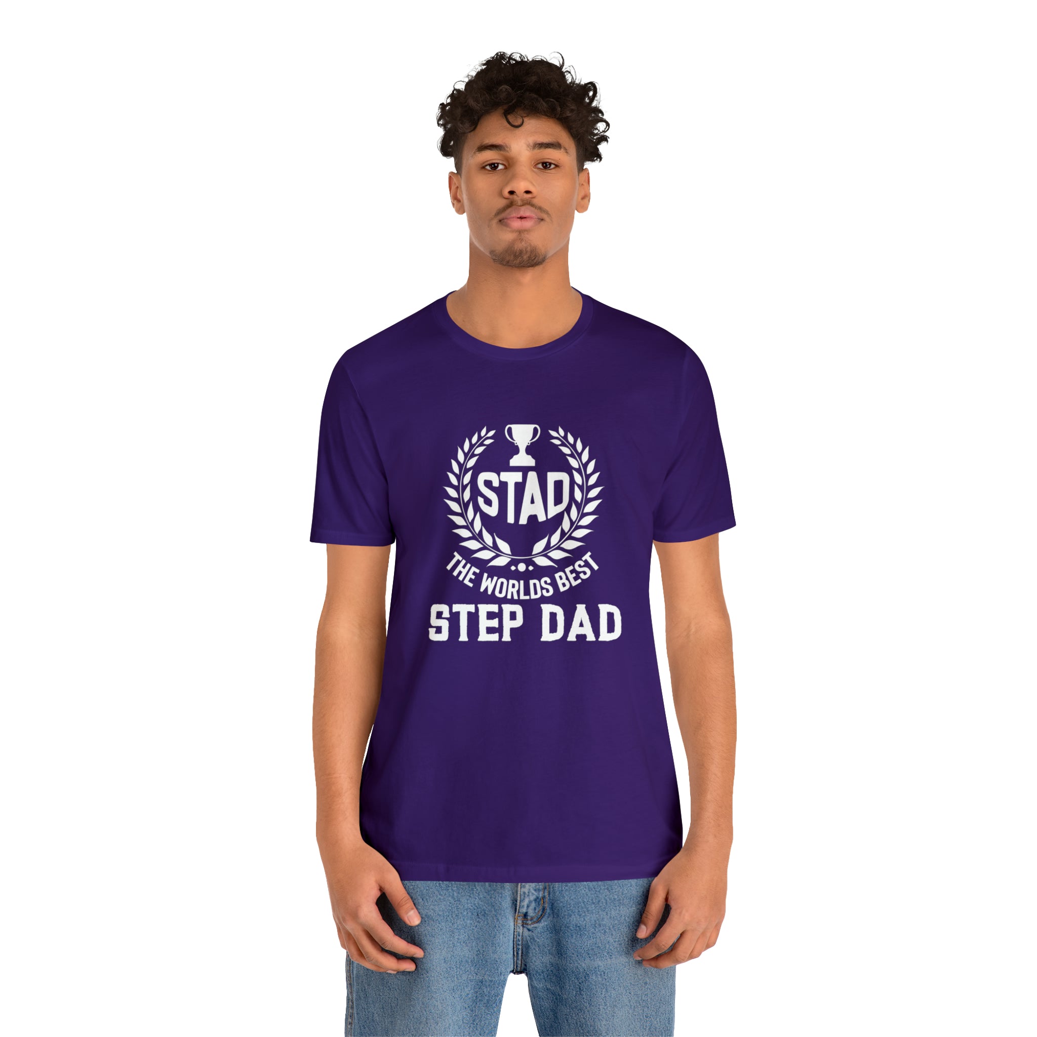 Fathers Day Gift Step Dad Unisex Softstyle T-Shirt Stad Worlds Best Step Dad
