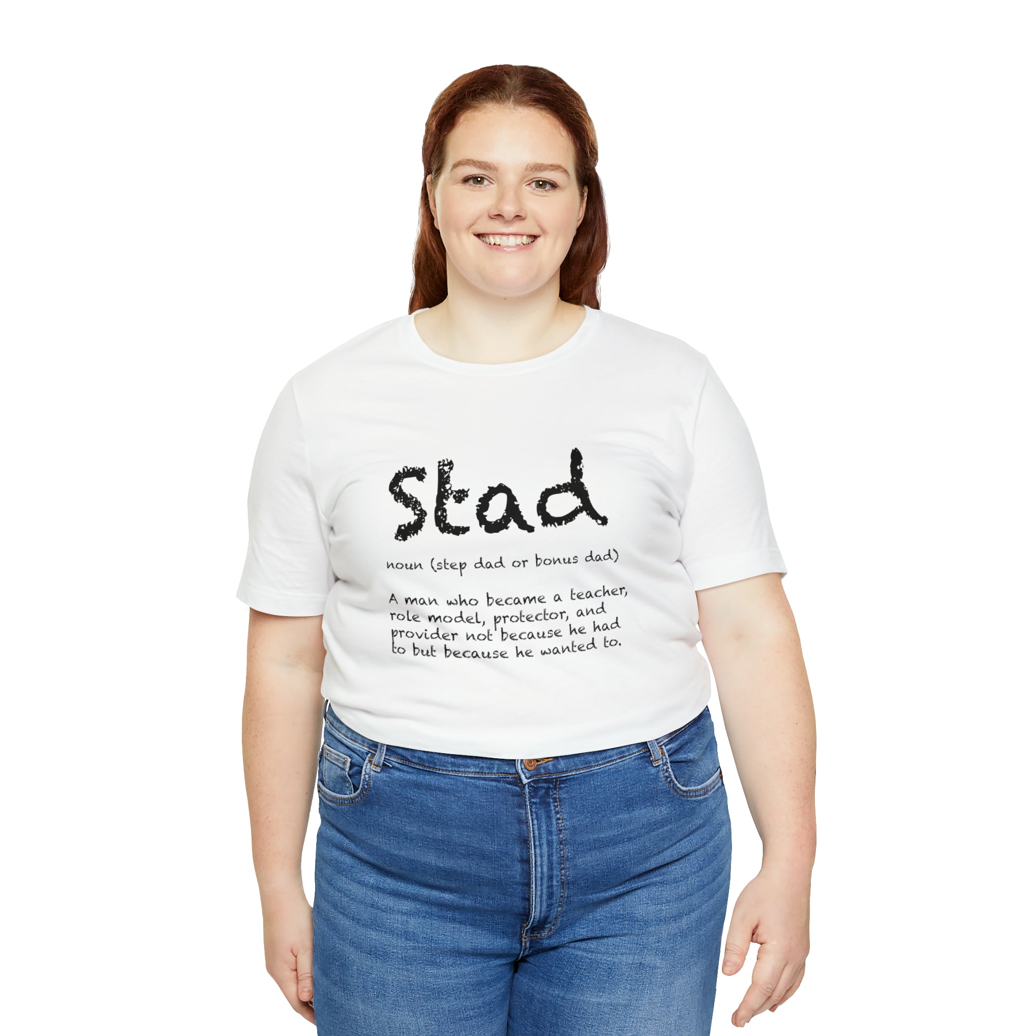 Fathers Day Gift Step Dad Unisex Softstyle T-Shirt Stad Step definition