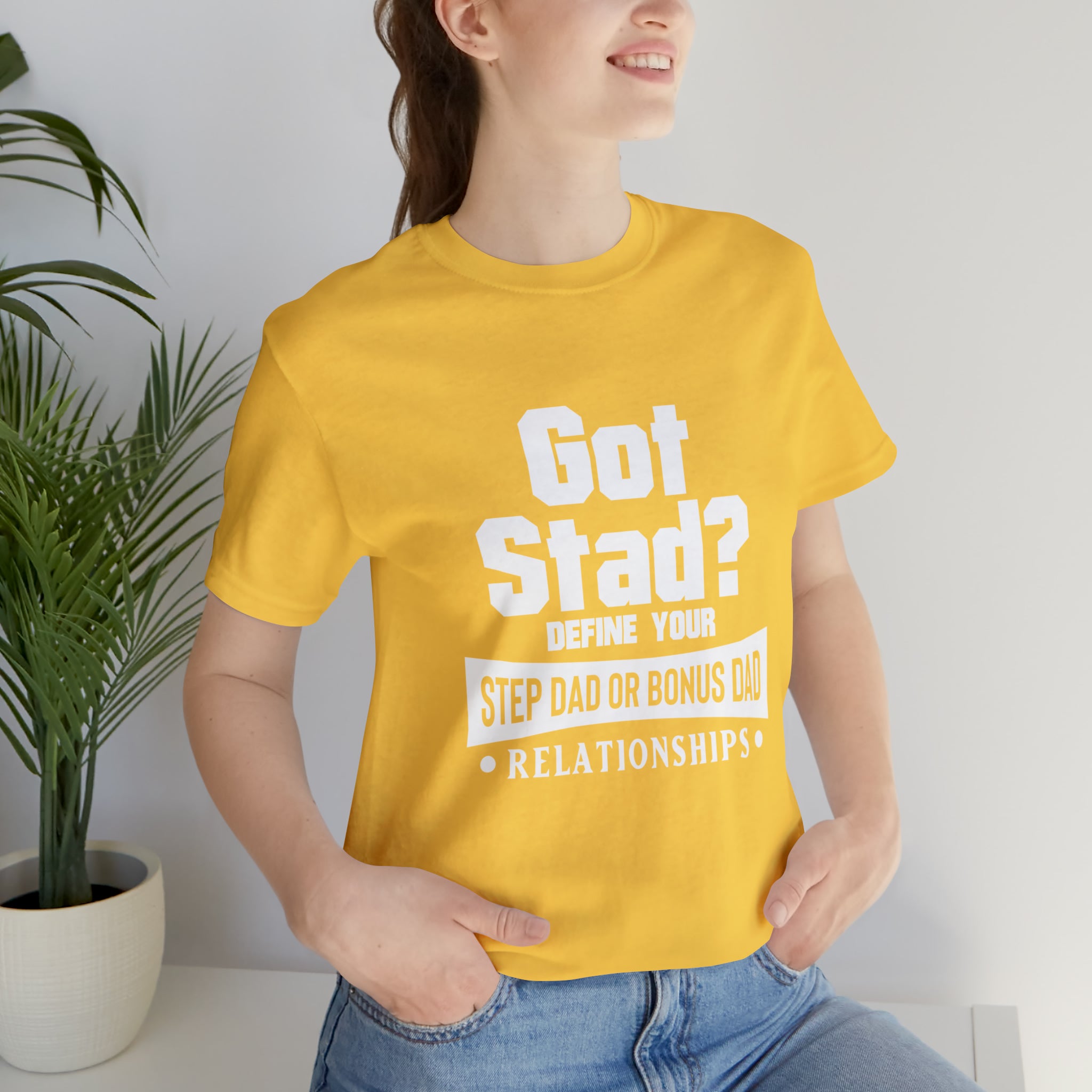 Fathers Day Gift Step Dad Unisex Softstyle T-Shirt Got Stad? Step Dad