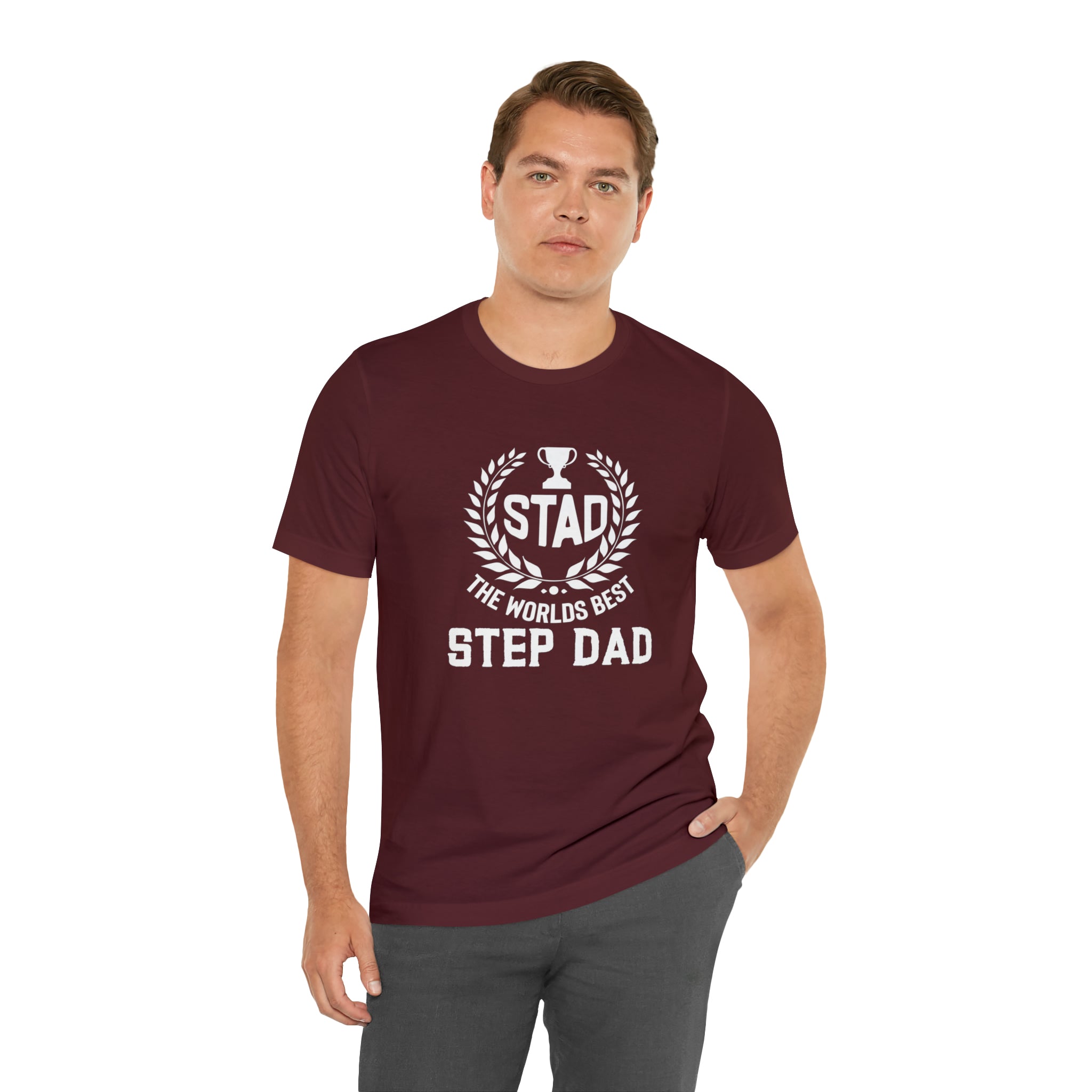 Fathers Day Gift Step Dad Unisex Softstyle T-Shirt Stad Worlds Best Step Dad