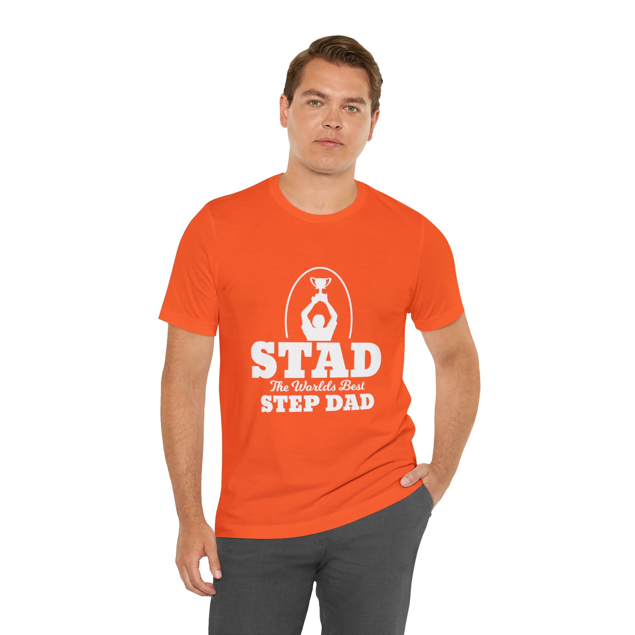 Fathers Day Gift Step Dad Unisex Softstyle T-Shirt Stad Worlds Best Step Dad