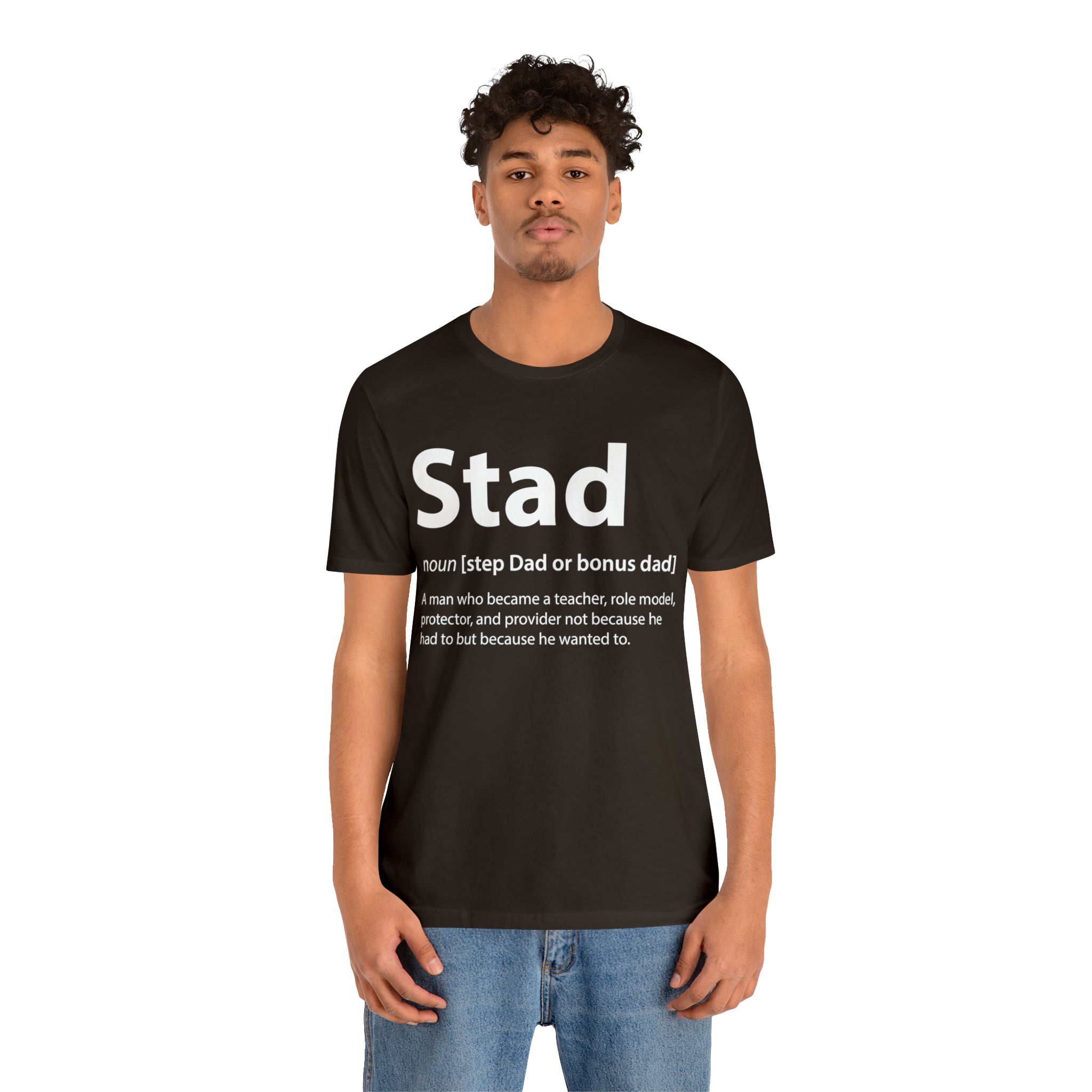 Fathers Day Gift Step Dad Unisex Softstyle T-Shirt Stad Step definition