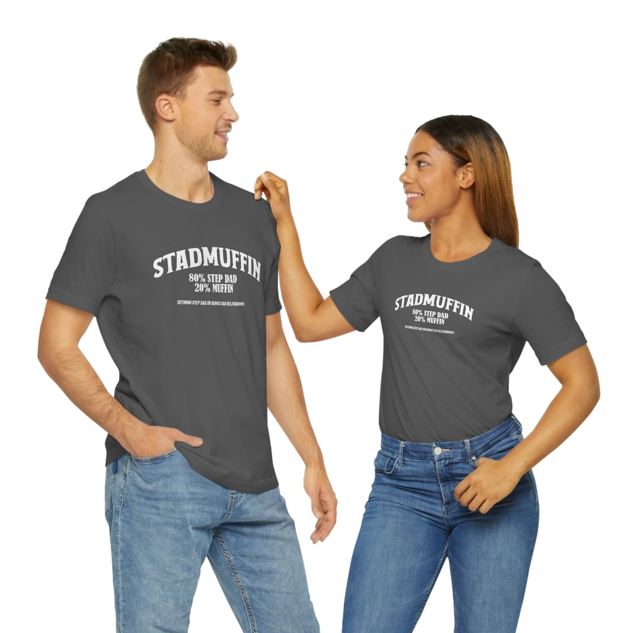 Fathers Day Gift Step Dad Unisex Softstyle T-Shirt Stad Muffin Step Dad