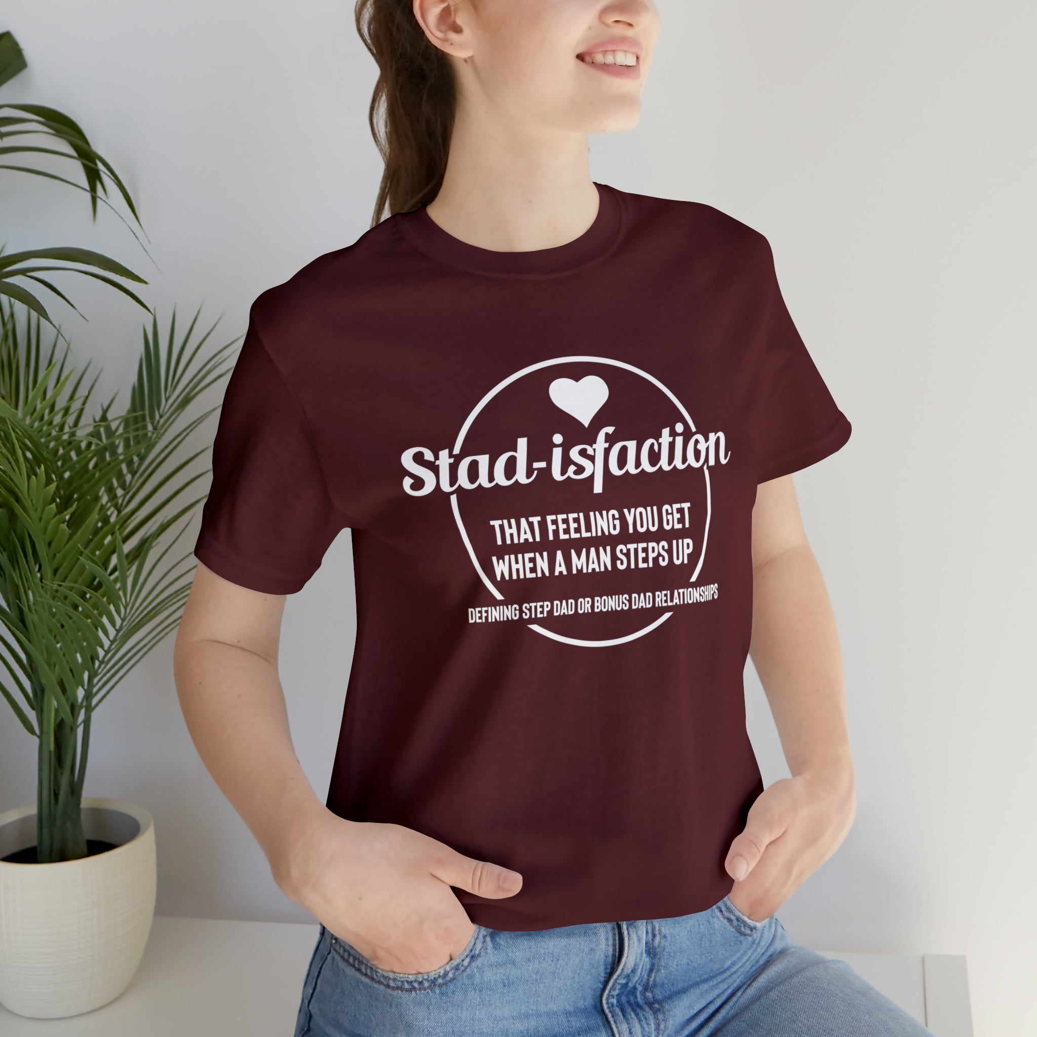 Fathers Day Gift Step Dad Unisex Softstyle T-Shirt Stad-isfaction Step Dad