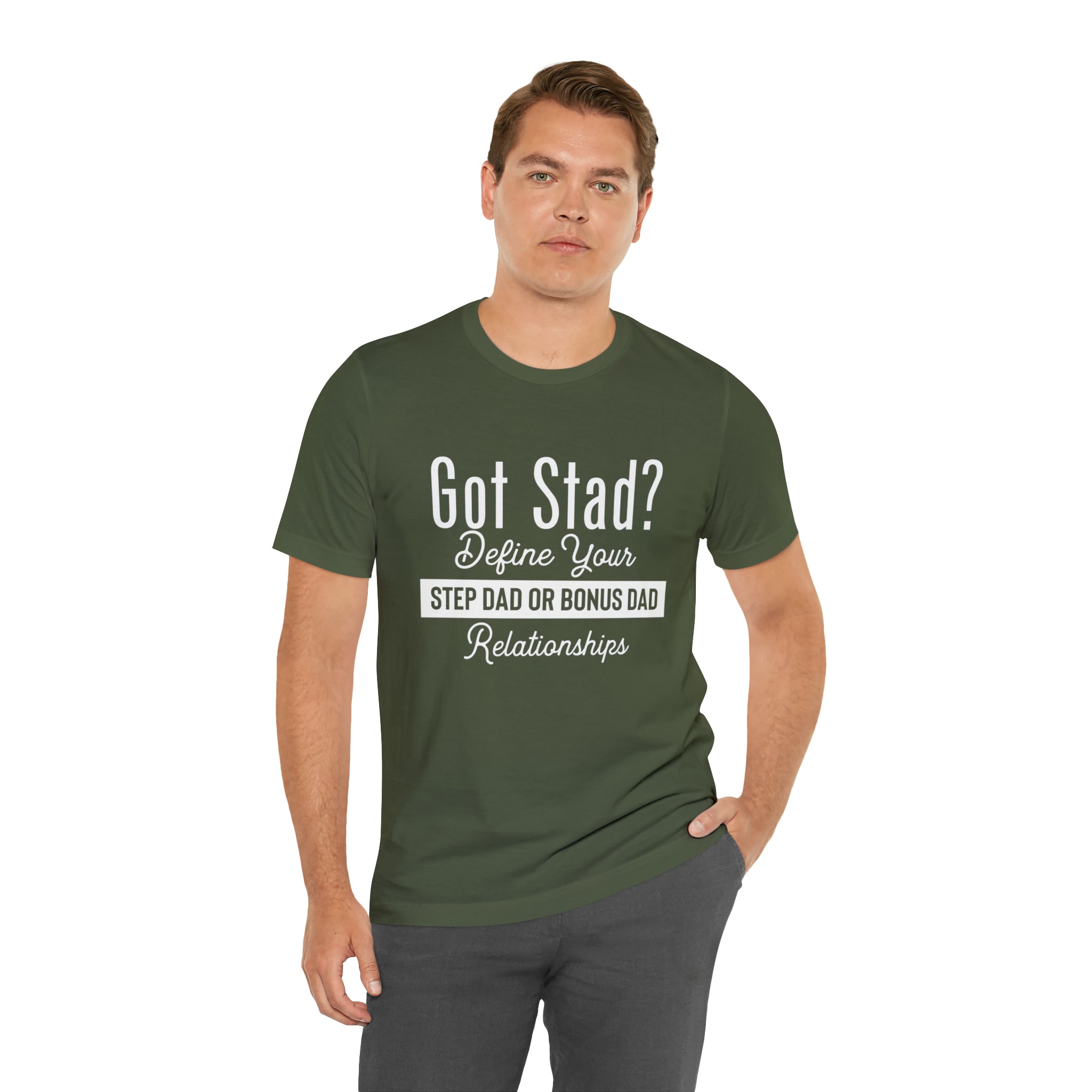 Fathers Day Gift Step Dad Unisex Softstyle T-Shirt Got Stad? Step Dad
