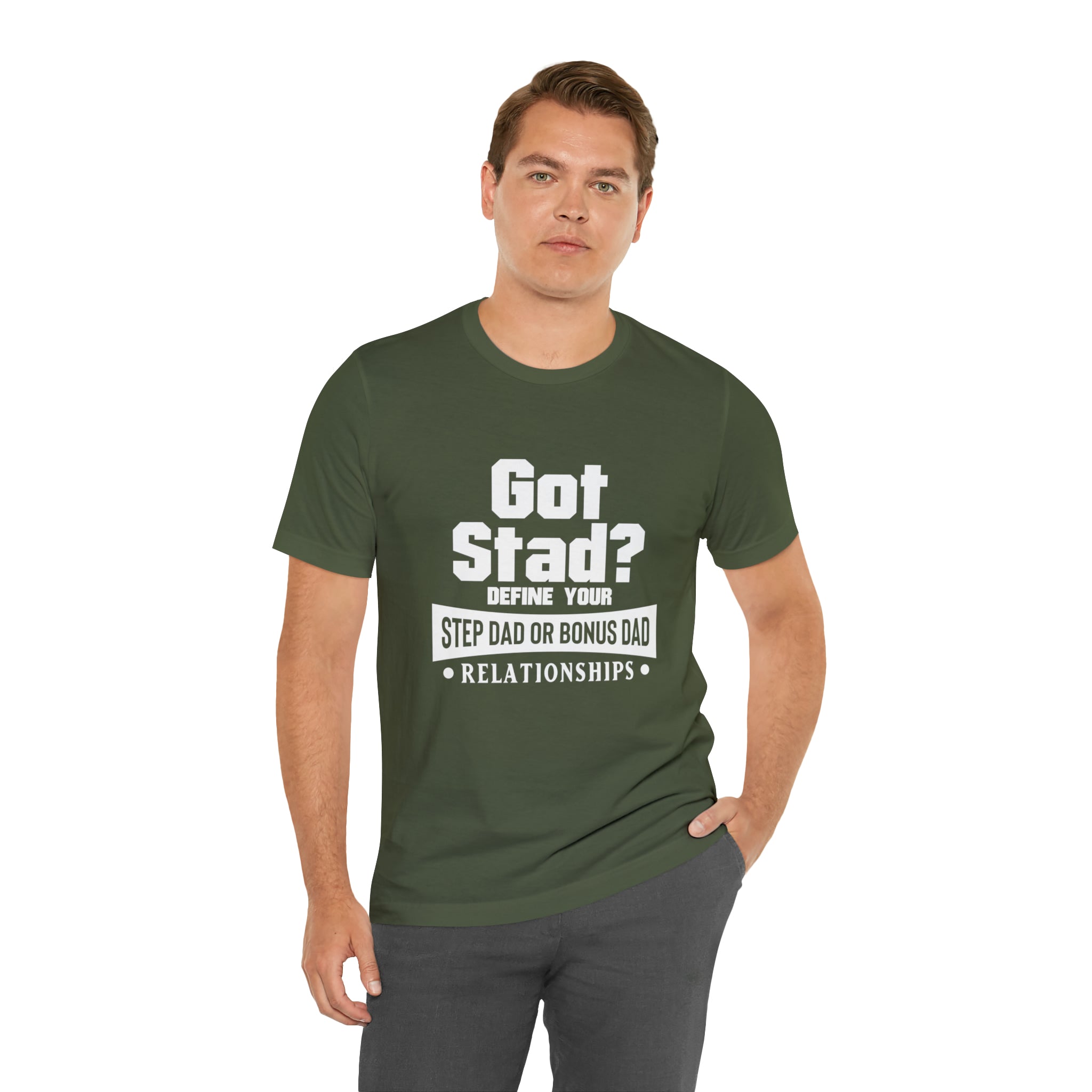 Fathers Day Gift Step Dad Unisex Softstyle T-Shirt Got Stad? Step Dad