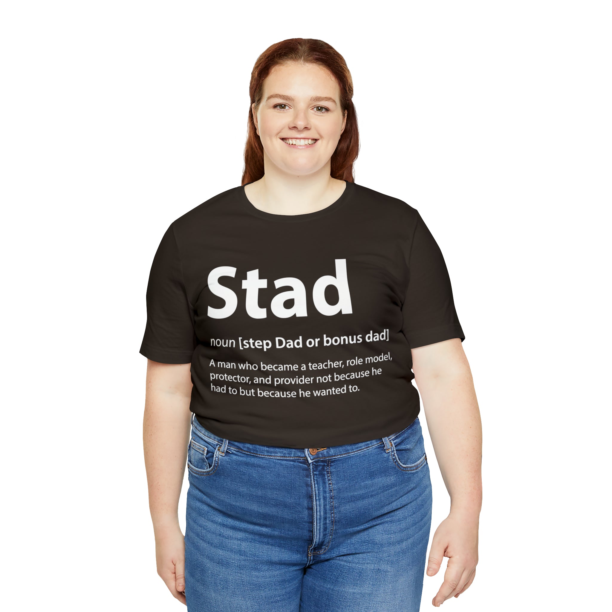 Fathers Day Gift Step Dad Unisex Softstyle T-Shirt Stad Step definition