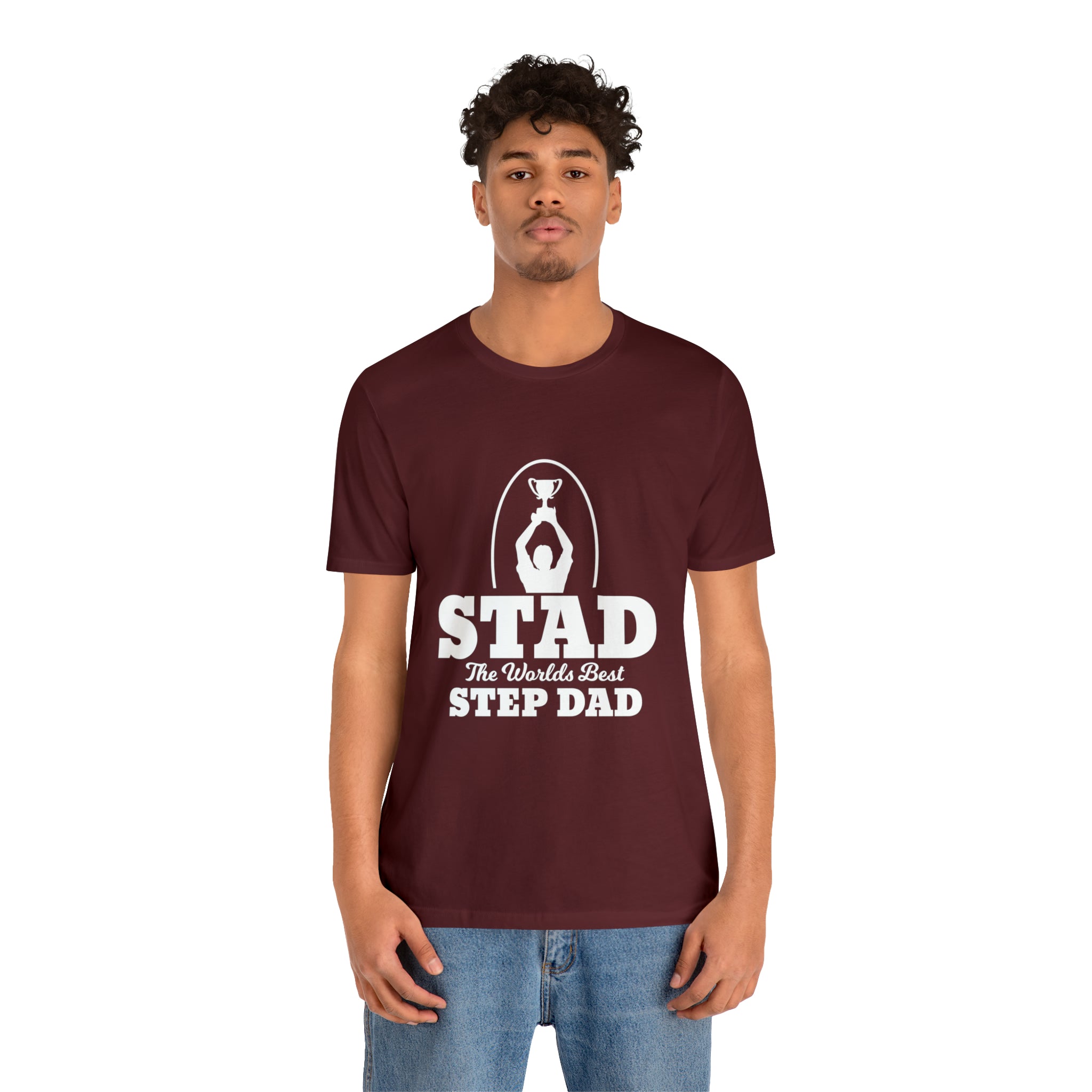 Fathers Day Gift Step Dad Unisex Softstyle T-Shirt Stad Worlds Best Step Dad