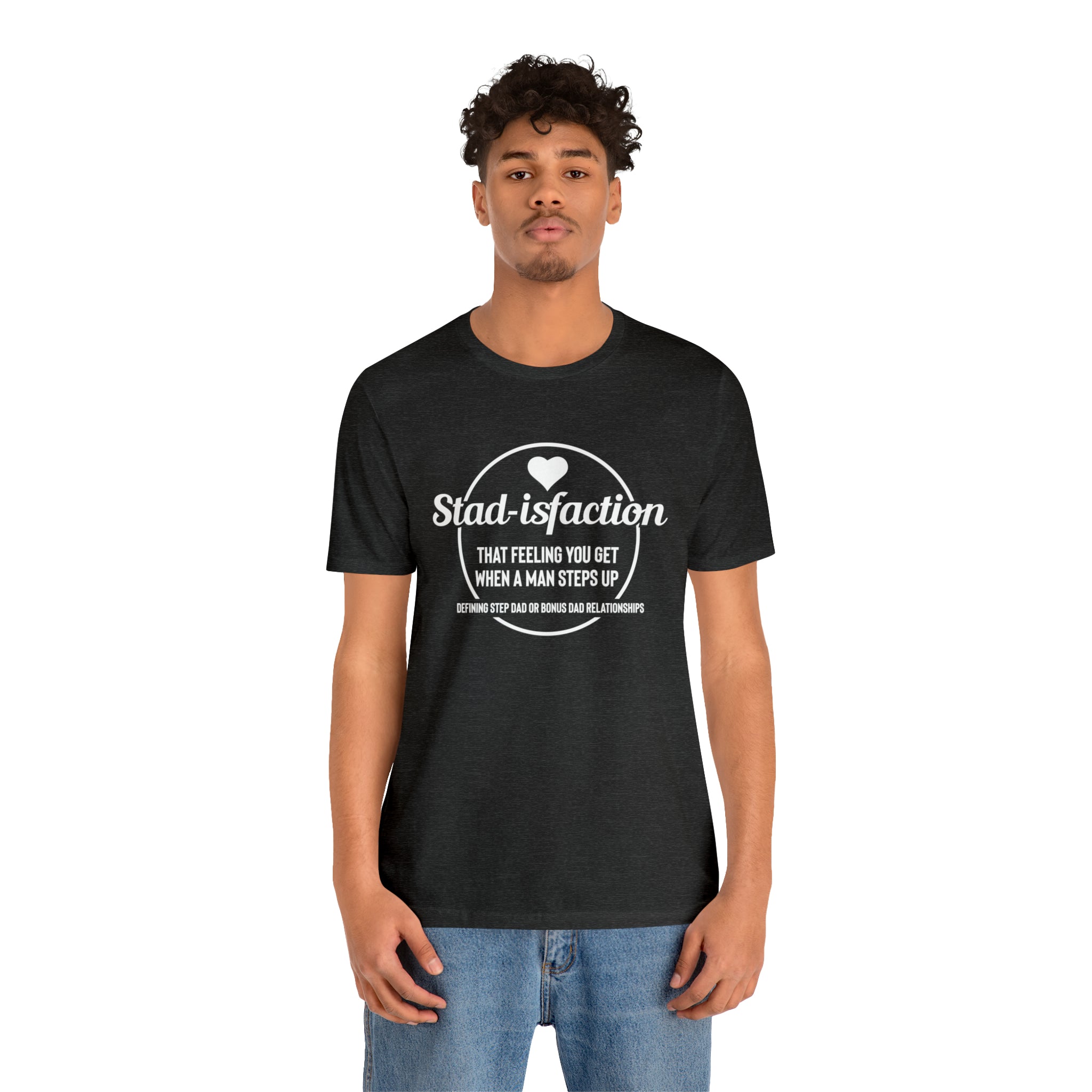 Fathers Day Gift Step Dad Unisex Softstyle T-Shirt Stad-isfaction Step Dad