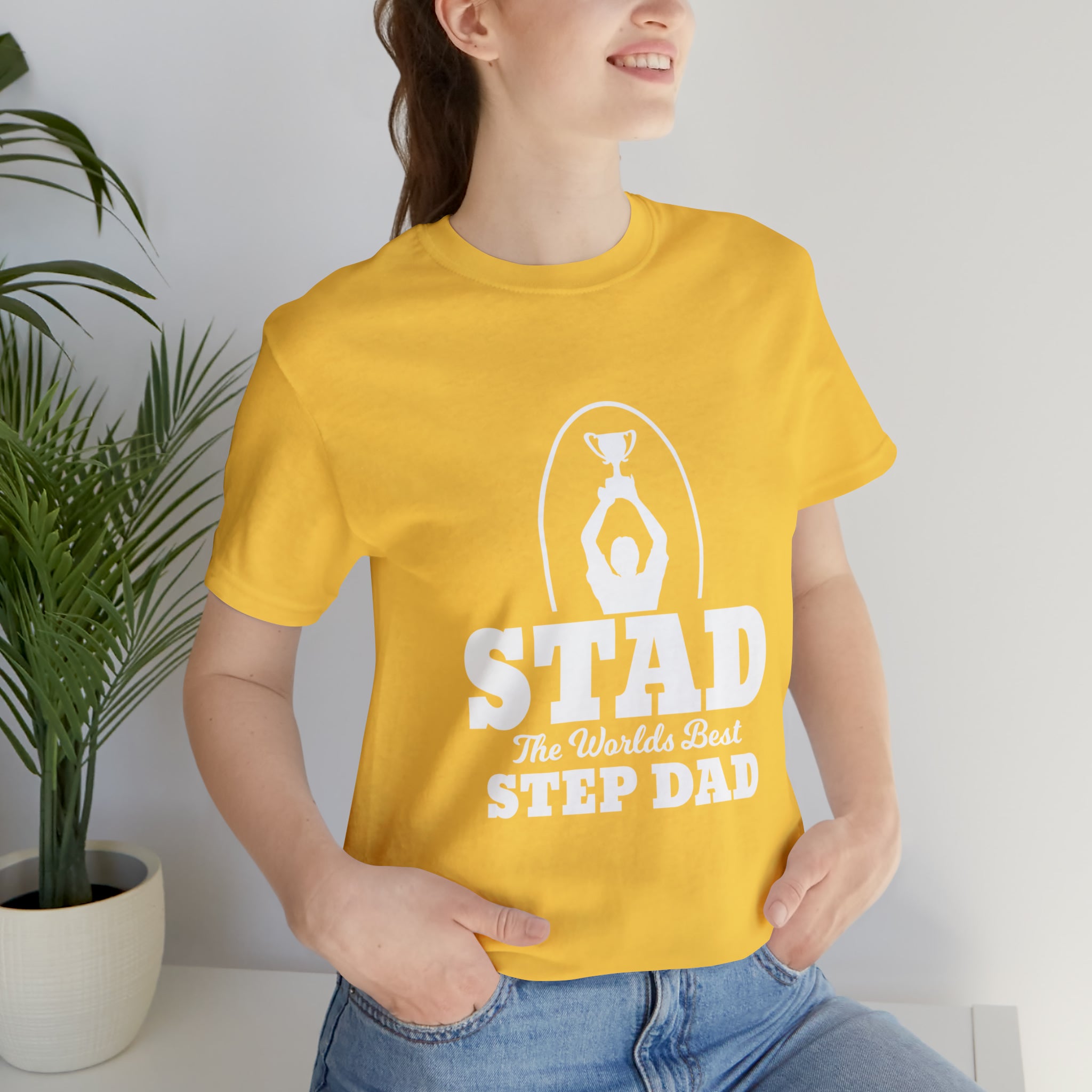 Fathers Day Gift Step Dad Unisex Softstyle T-Shirt Stad Worlds Best Step Dad