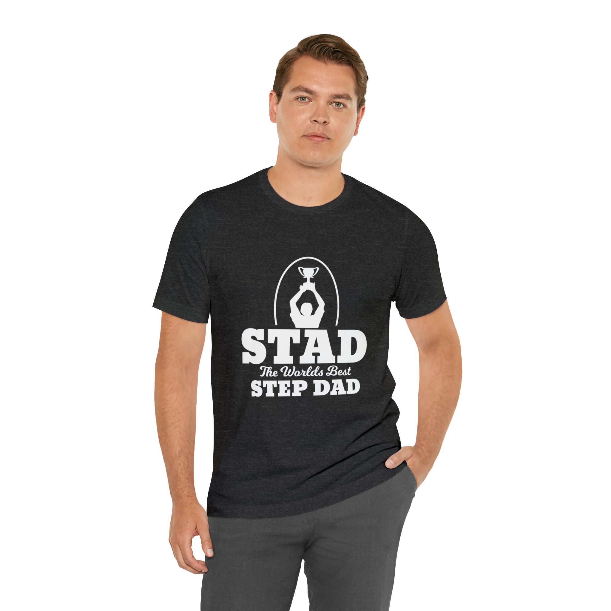 Fathers Day Gift Step Dad Unisex Softstyle T-Shirt Stad Worlds Best Step Dad