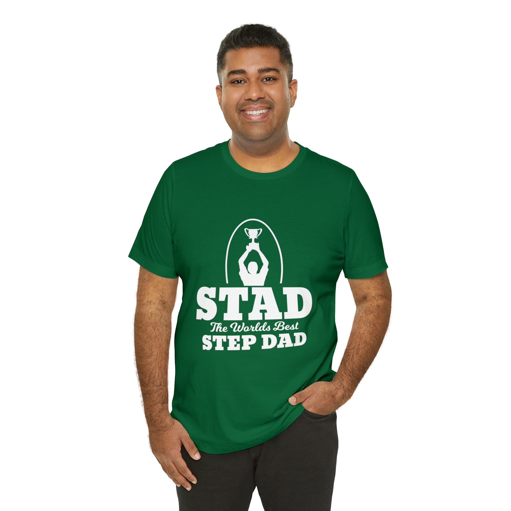 Fathers Day Gift Step Dad Unisex Softstyle T-Shirt Stad Worlds Best Step Dad