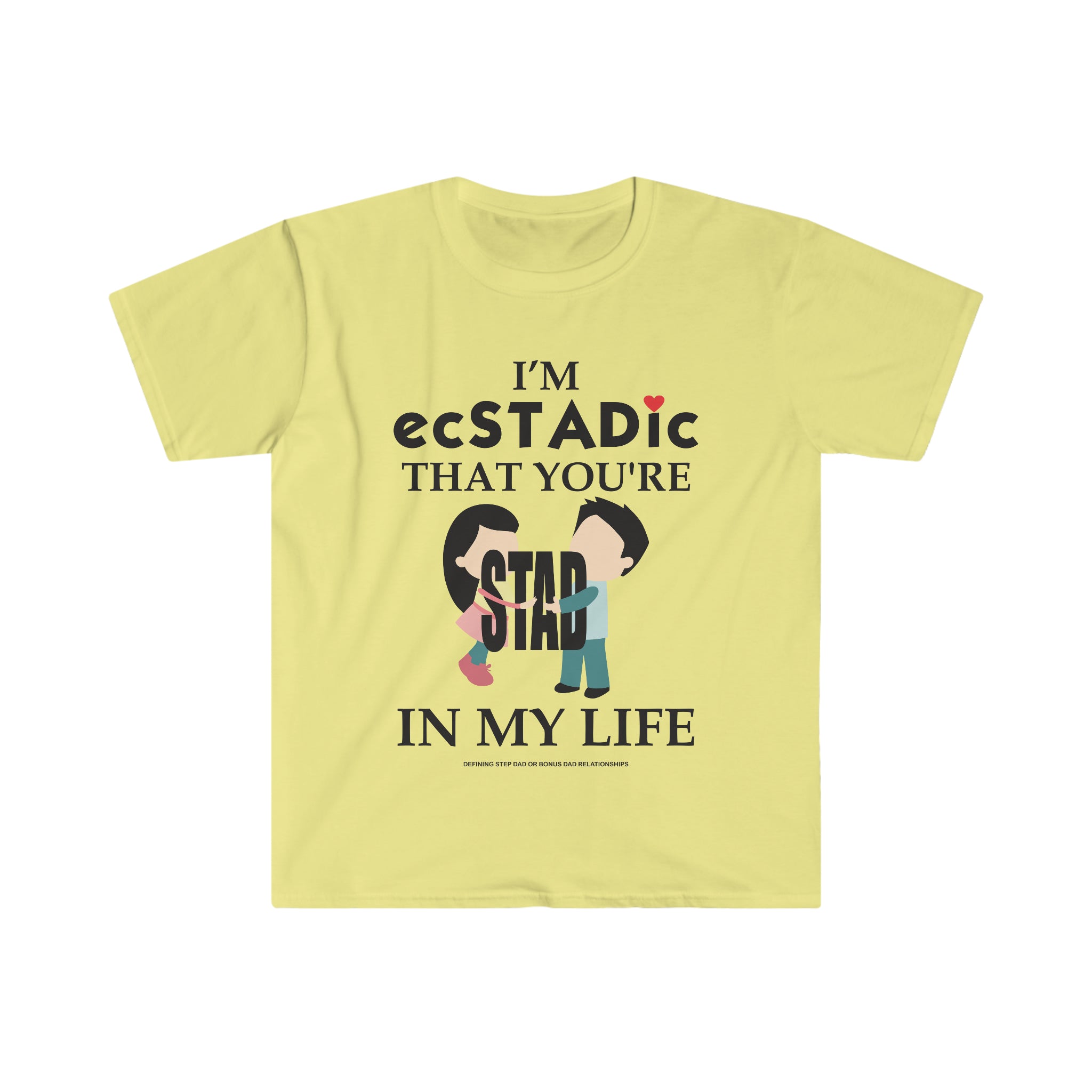 Fathers Day Gift Step Dad Unisex Softstyle T-Shirt ec-Stad_ic step dad