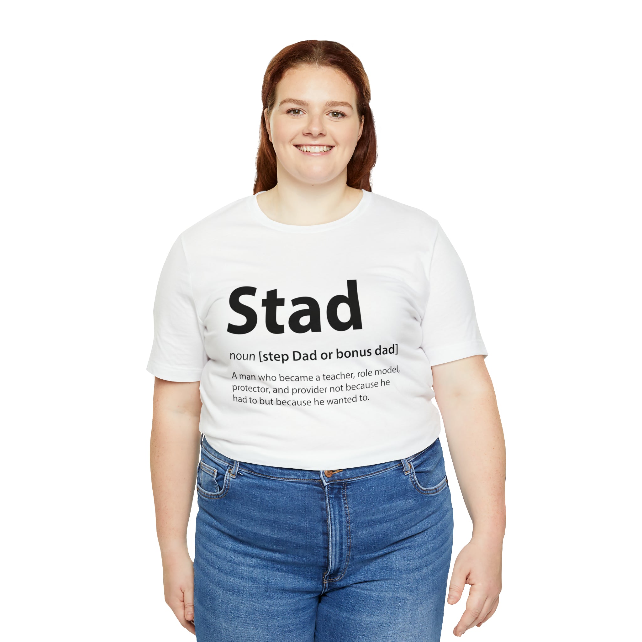 Fathers Day Gift Step Dad Unisex Softstyle T-Shirt Stad Step definition