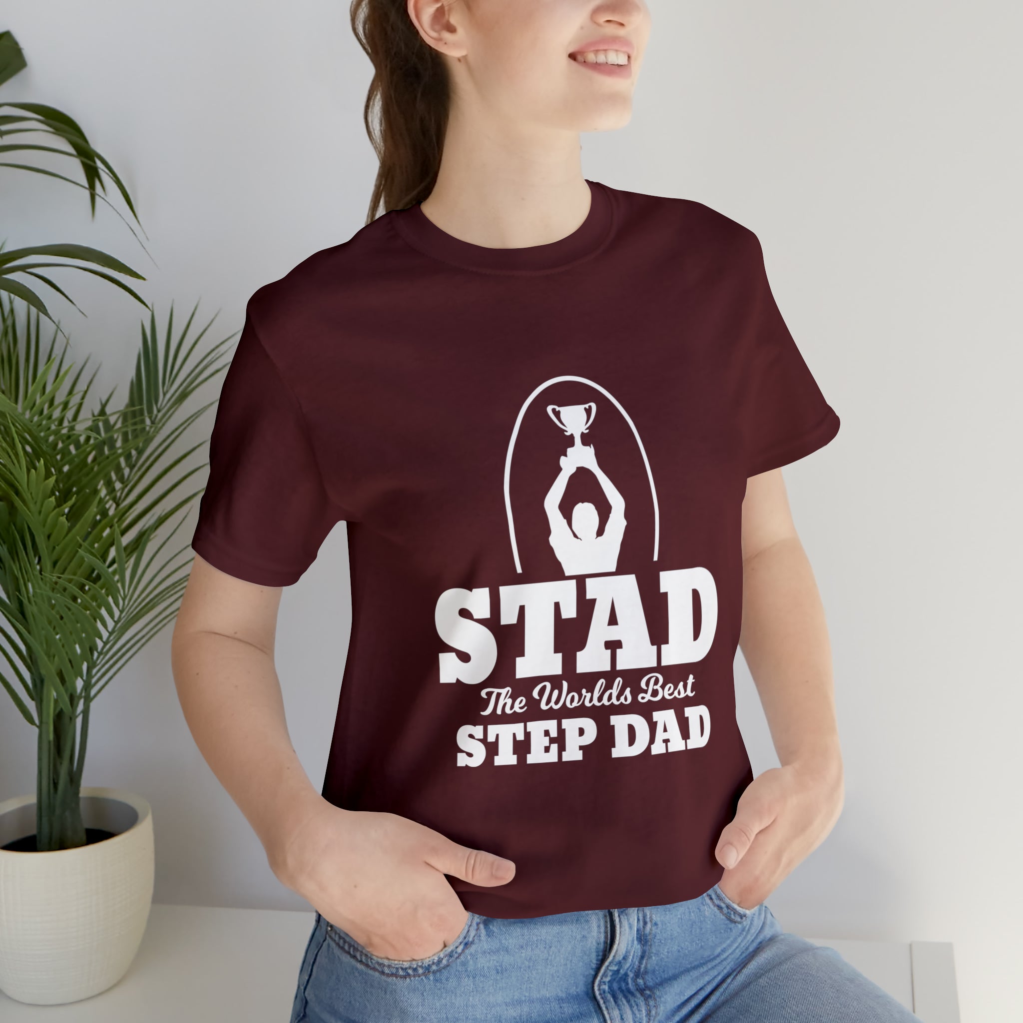 Fathers Day Gift Step Dad Unisex Softstyle T-Shirt Stad Worlds Best Step Dad