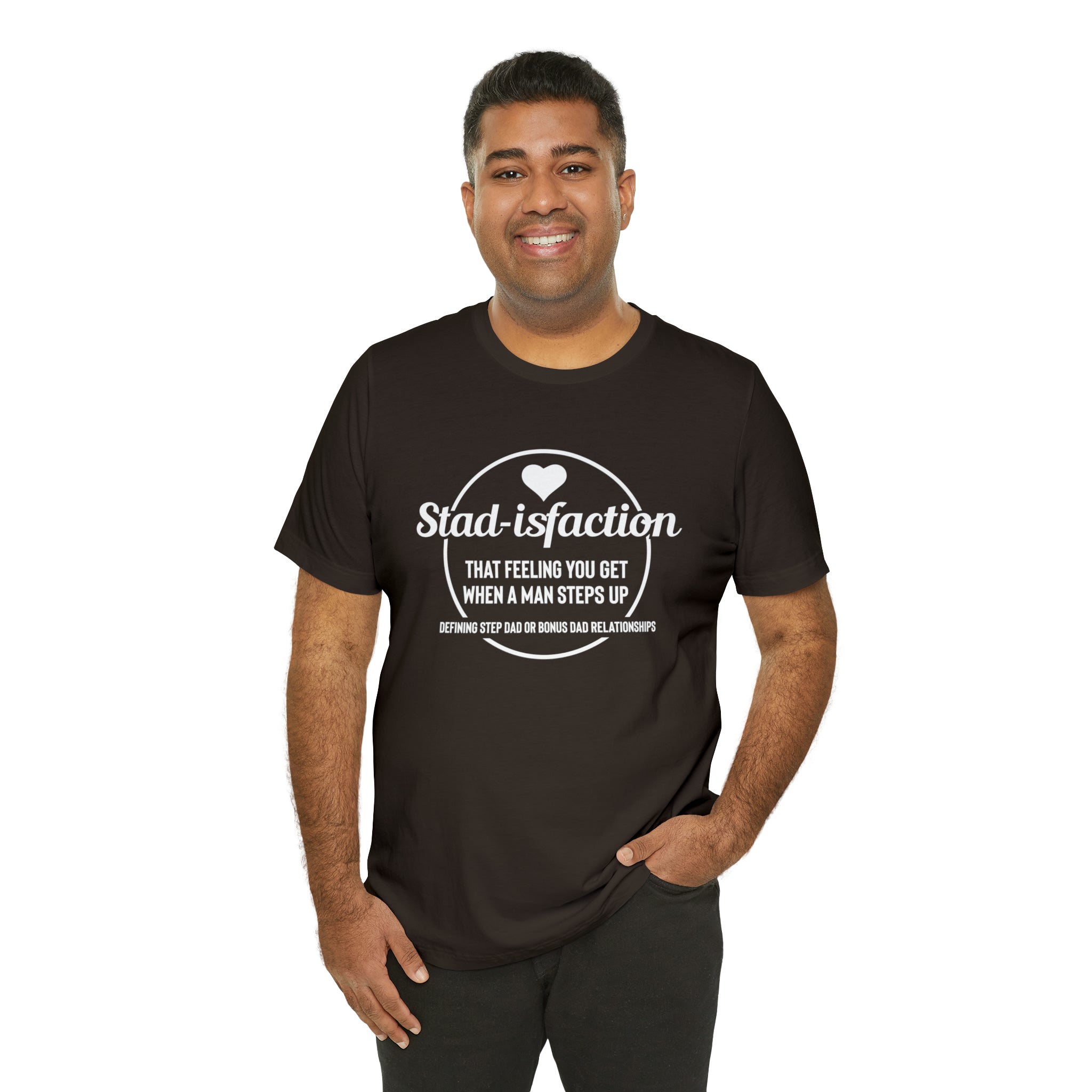Fathers Day Gift Step Dad Unisex Softstyle T-Shirt Stad-isfaction Step Dad