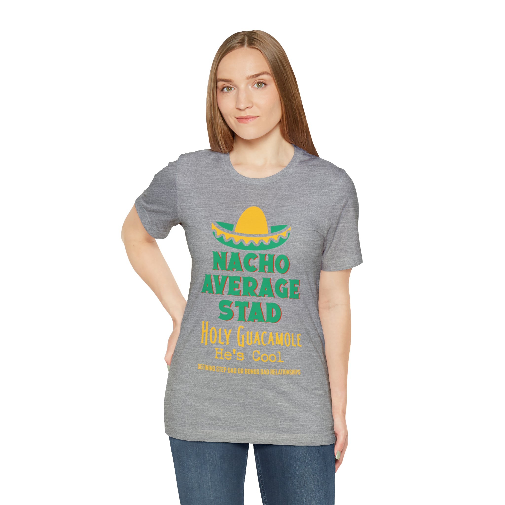 Fathers Day Gift Step Dad Unisex Softstyle T-Shirt Nacho Average Step Dad
