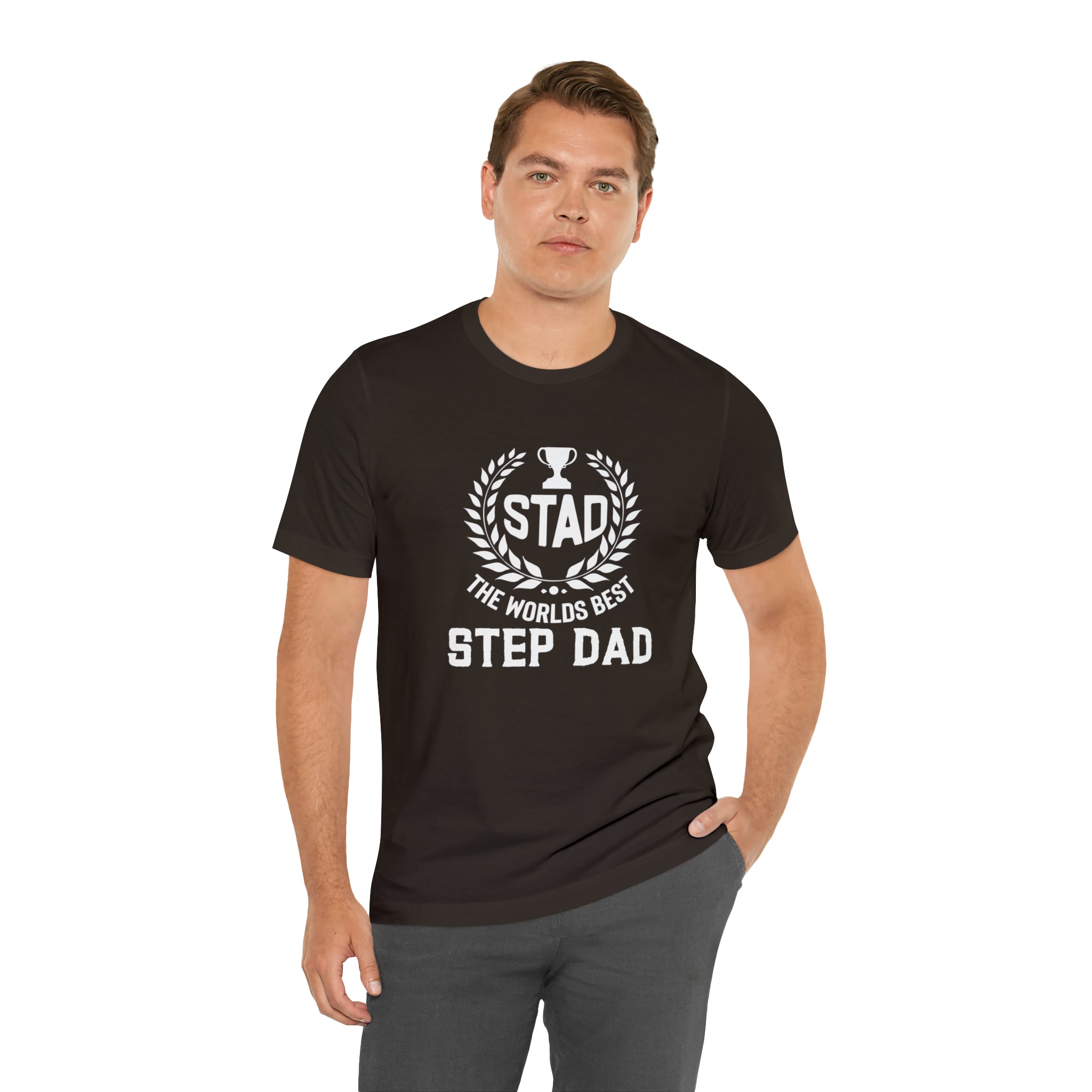 Fathers Day Gift Step Dad Unisex Softstyle T-Shirt Stad Worlds Best Step Dad