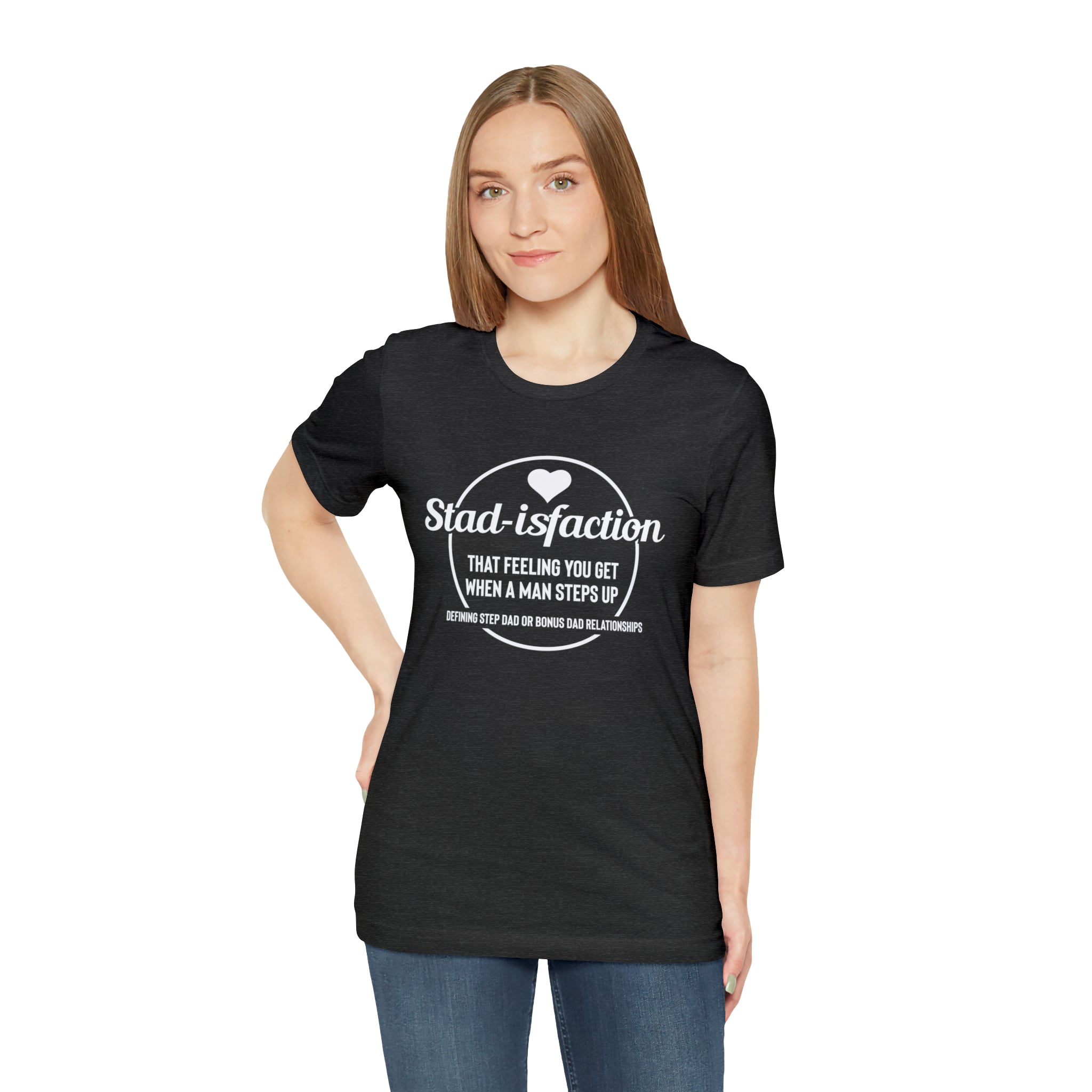 Fathers Day Gift Step Dad Unisex Softstyle T-Shirt Stad-isfaction Step Dad