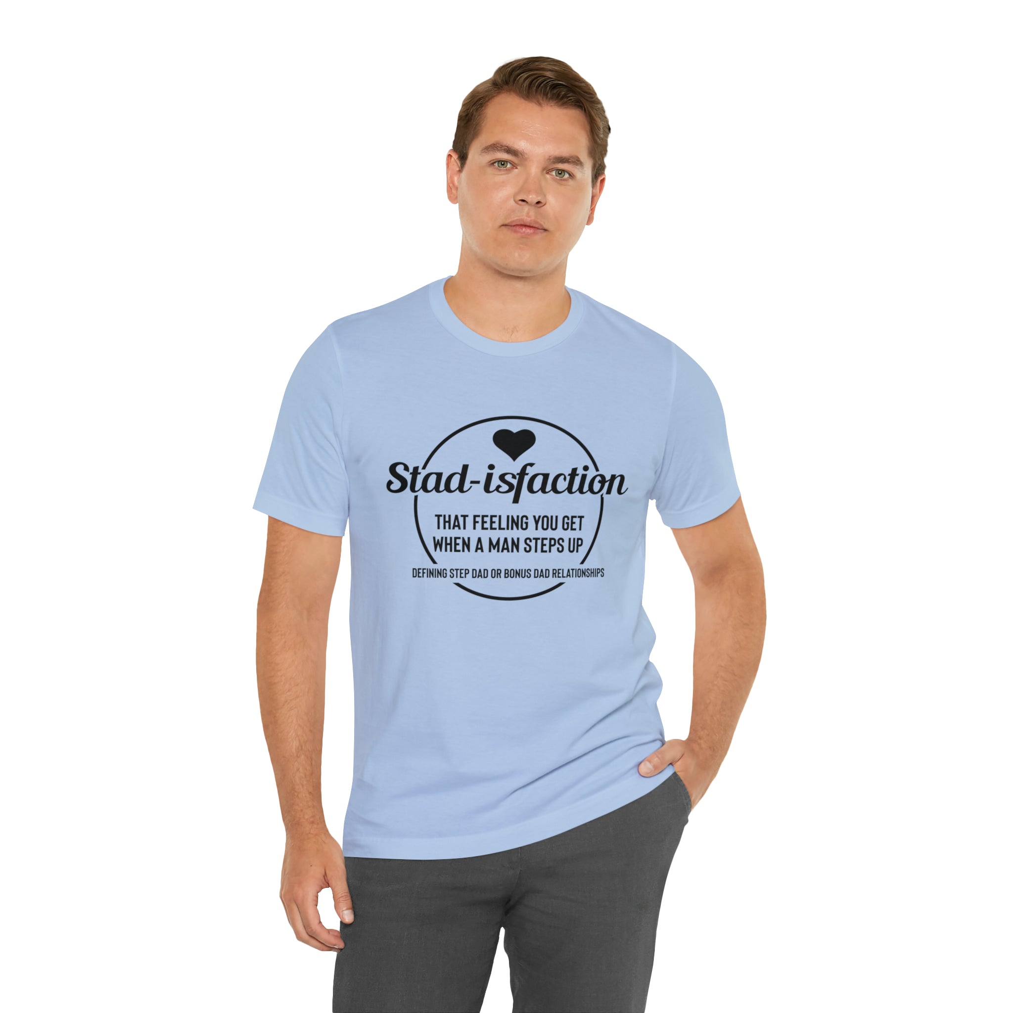 Fathers Day Gift Step Dad Unisex Softstyle T-Shirt Stad-isfaction Step Dad