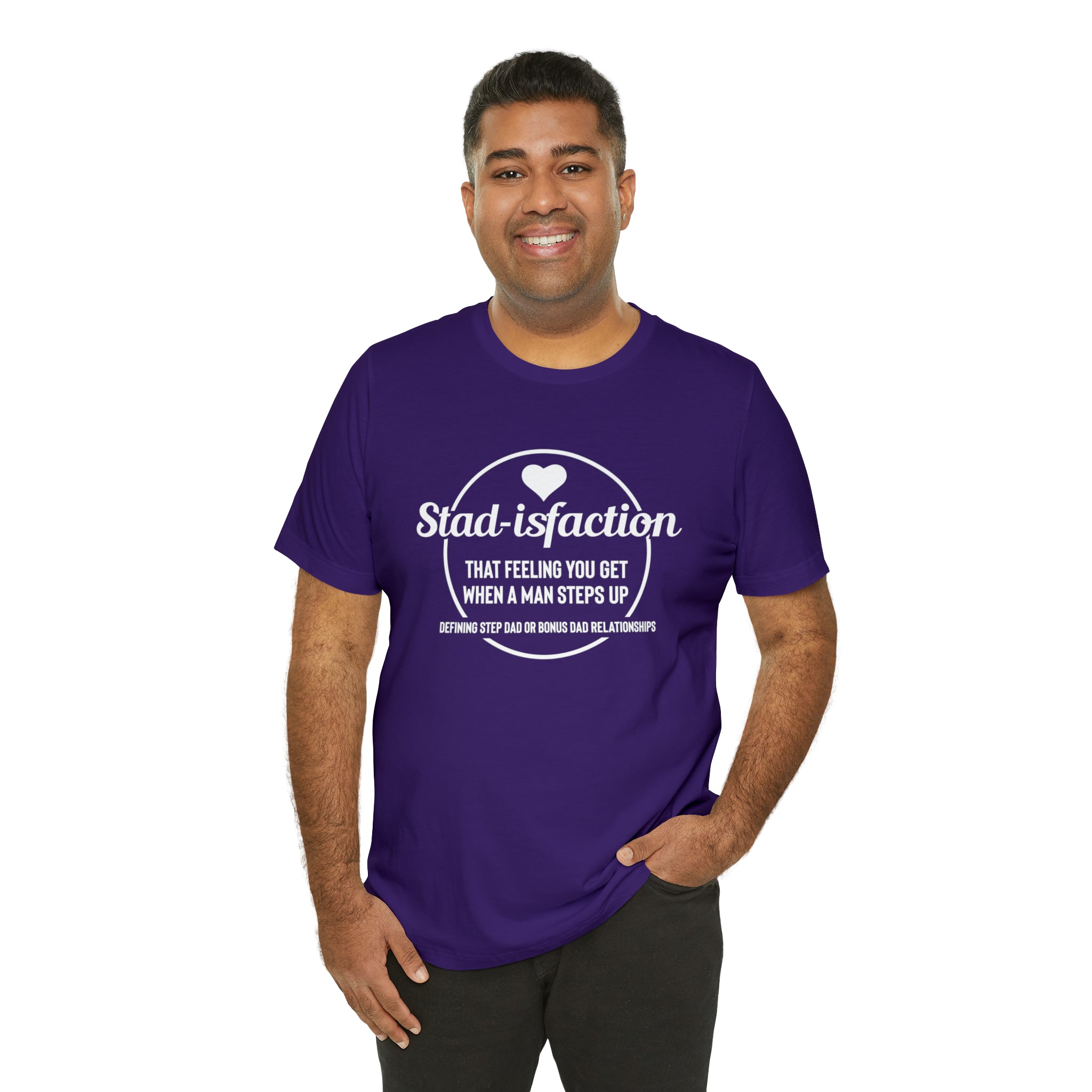 Fathers Day Gift Step Dad Unisex Softstyle T-Shirt Stad-isfaction Step Dad