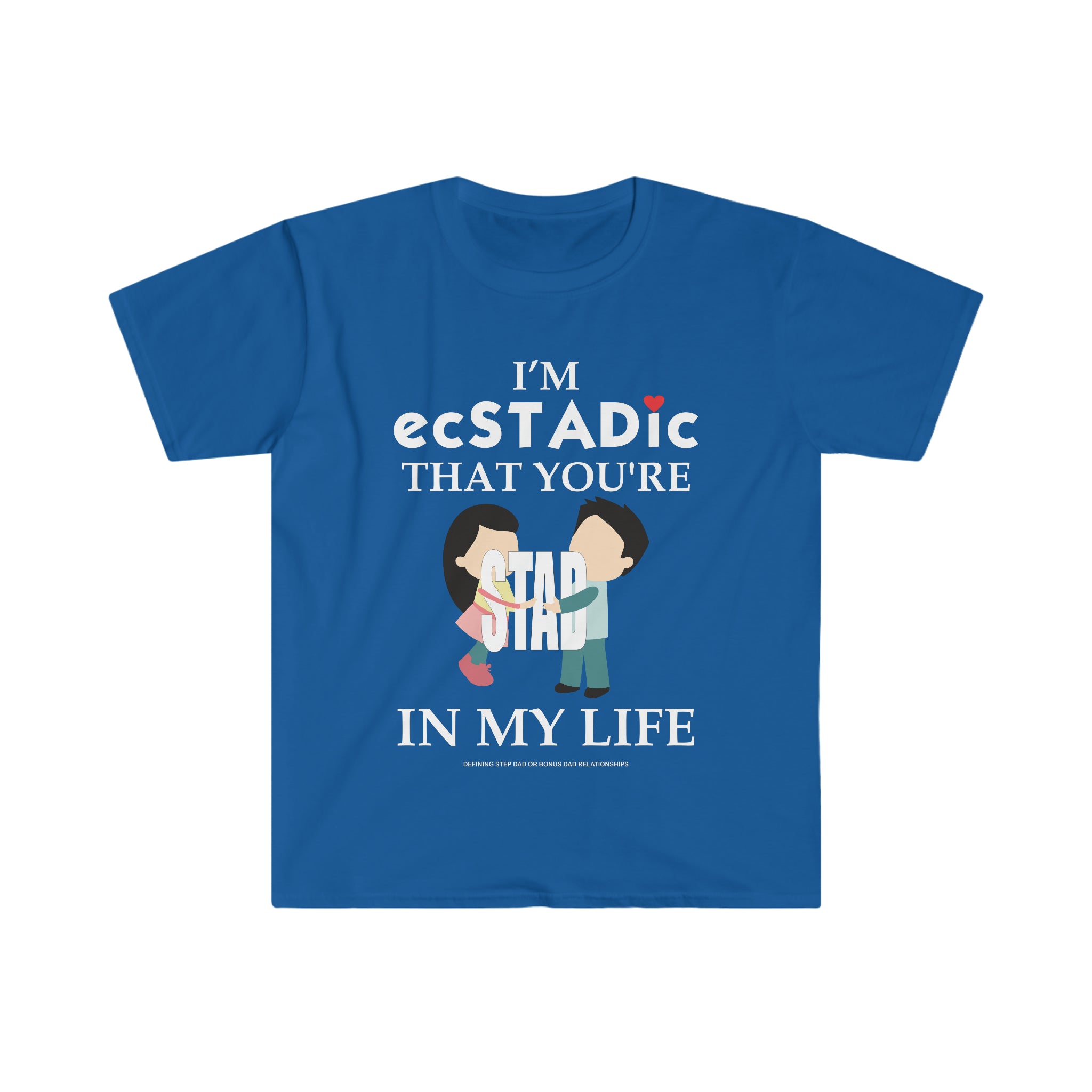 Fathers Day Gift Step Dad Unisex Softstyle T-Shirt ec-Stad_ic step dad