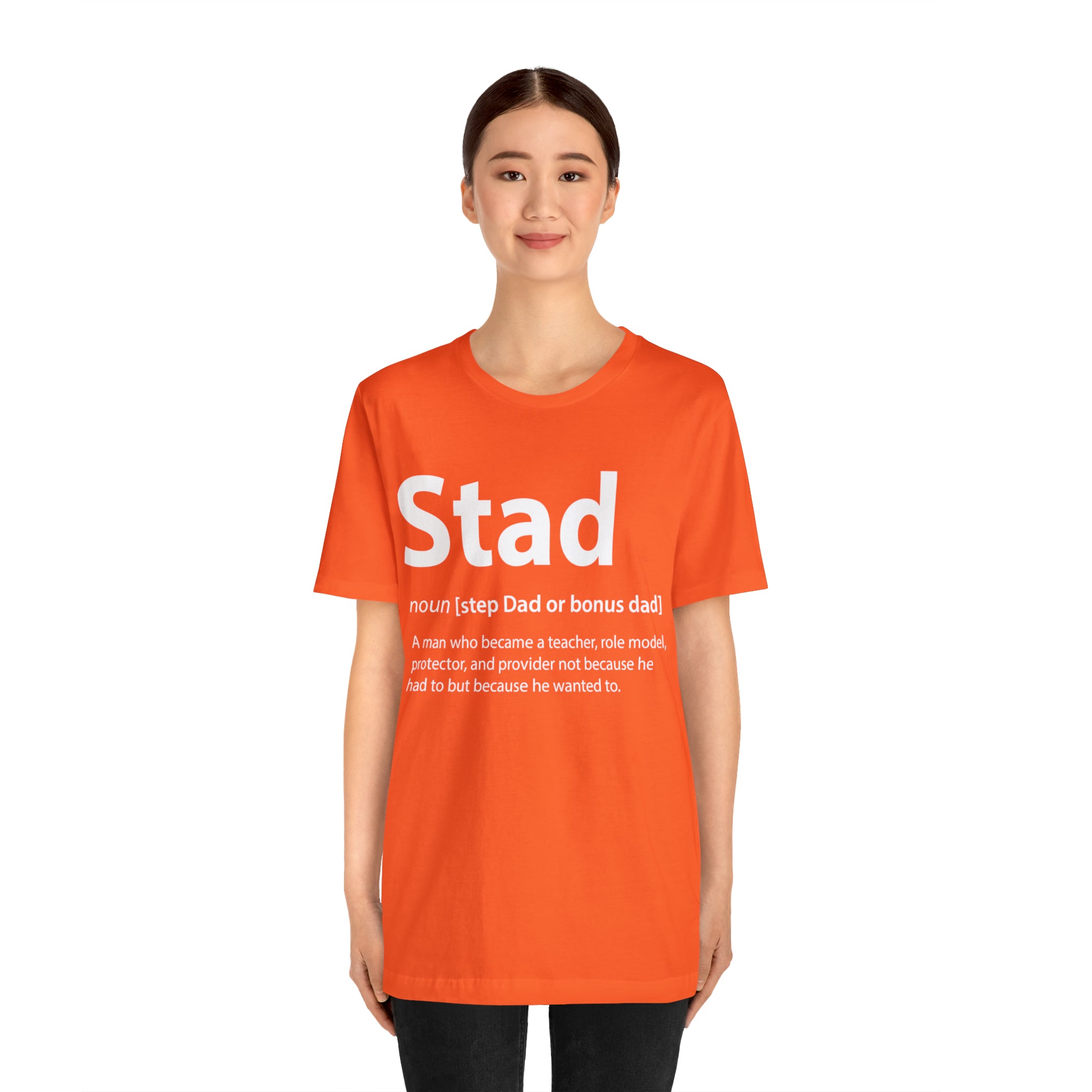 Fathers Day Gift Step Dad Unisex Softstyle T-Shirt Stad Step definition