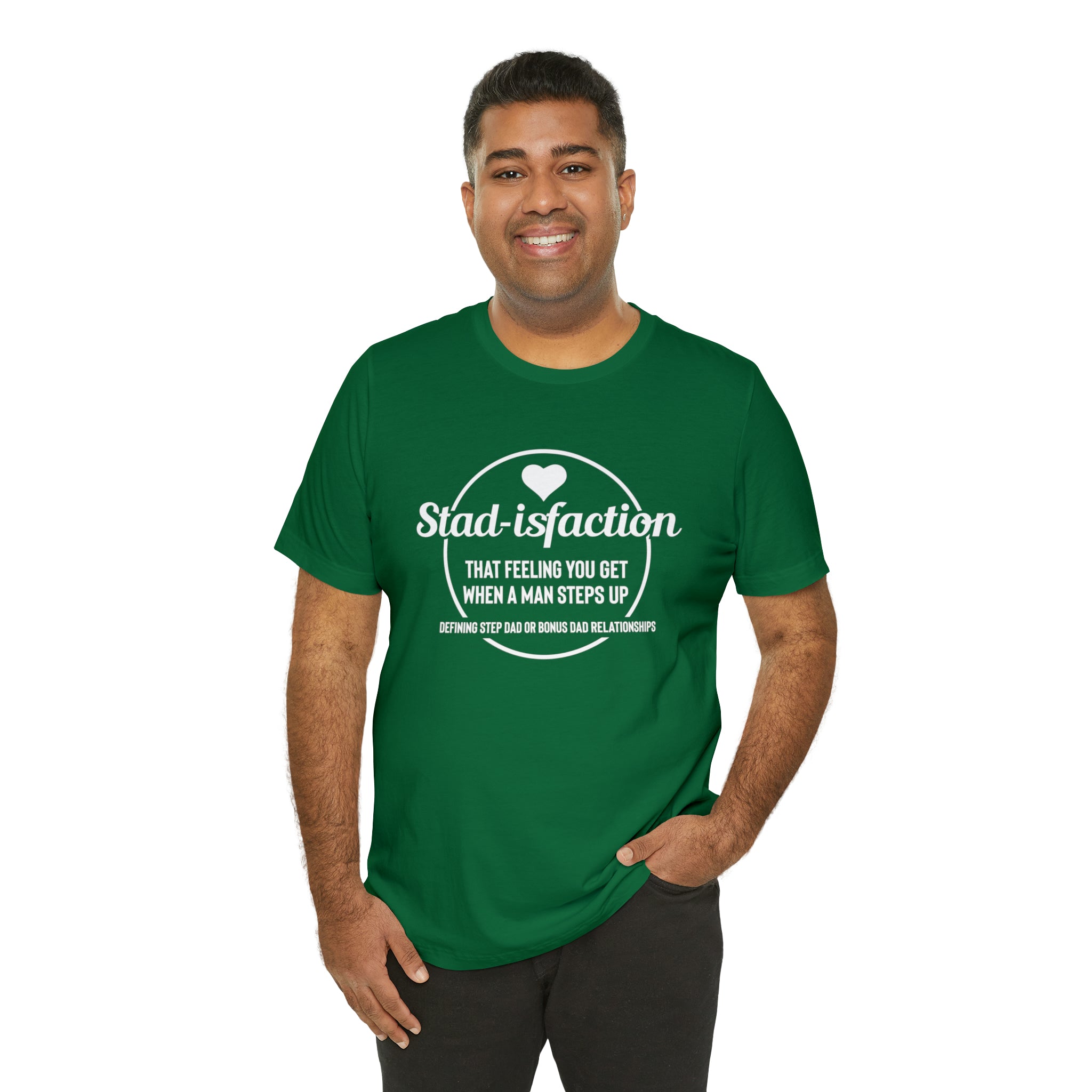 Fathers Day Gift Step Dad Unisex Softstyle T-Shirt Stad-isfaction Step Dad