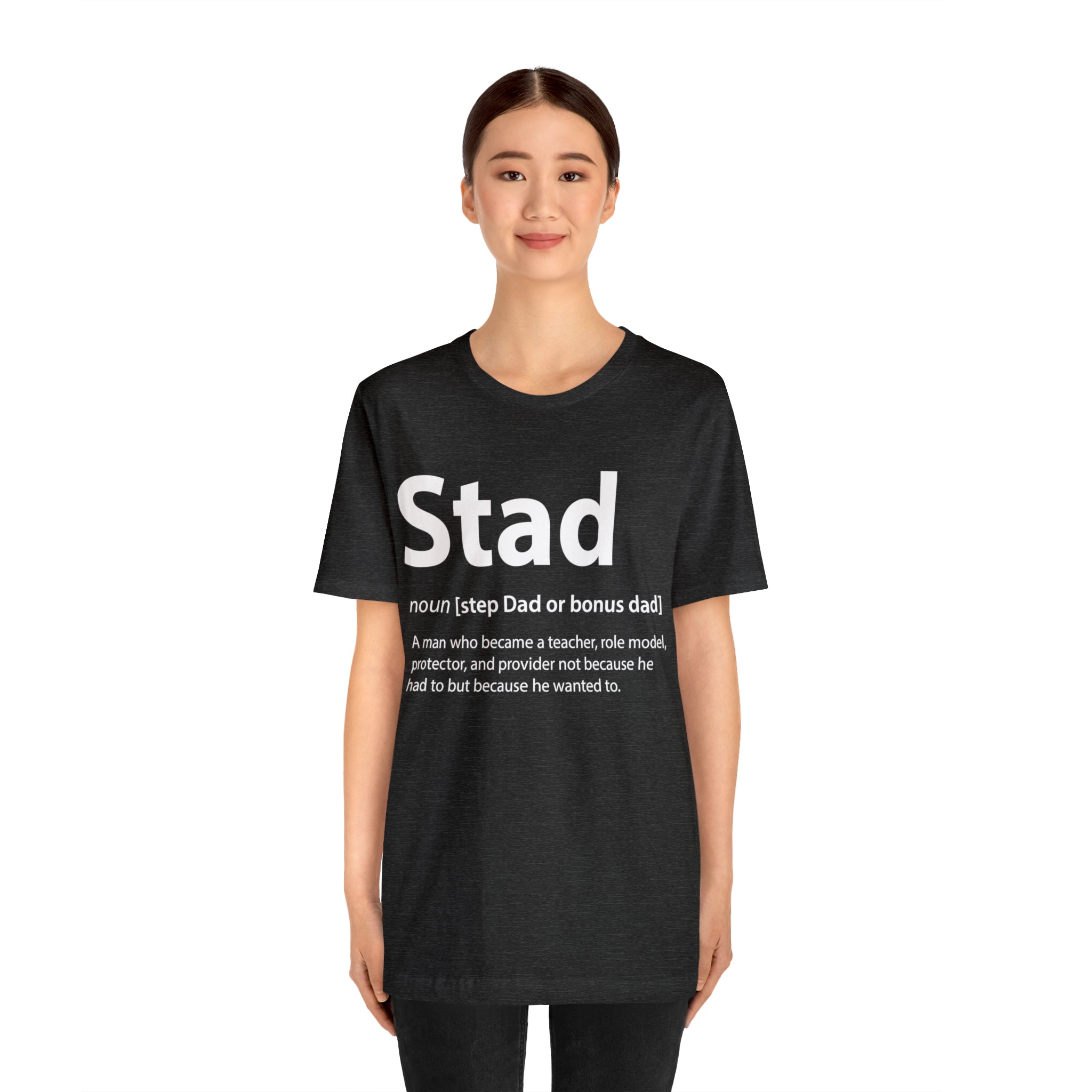 Fathers Day Gift Step Dad Unisex Softstyle T-Shirt Stad Step definition