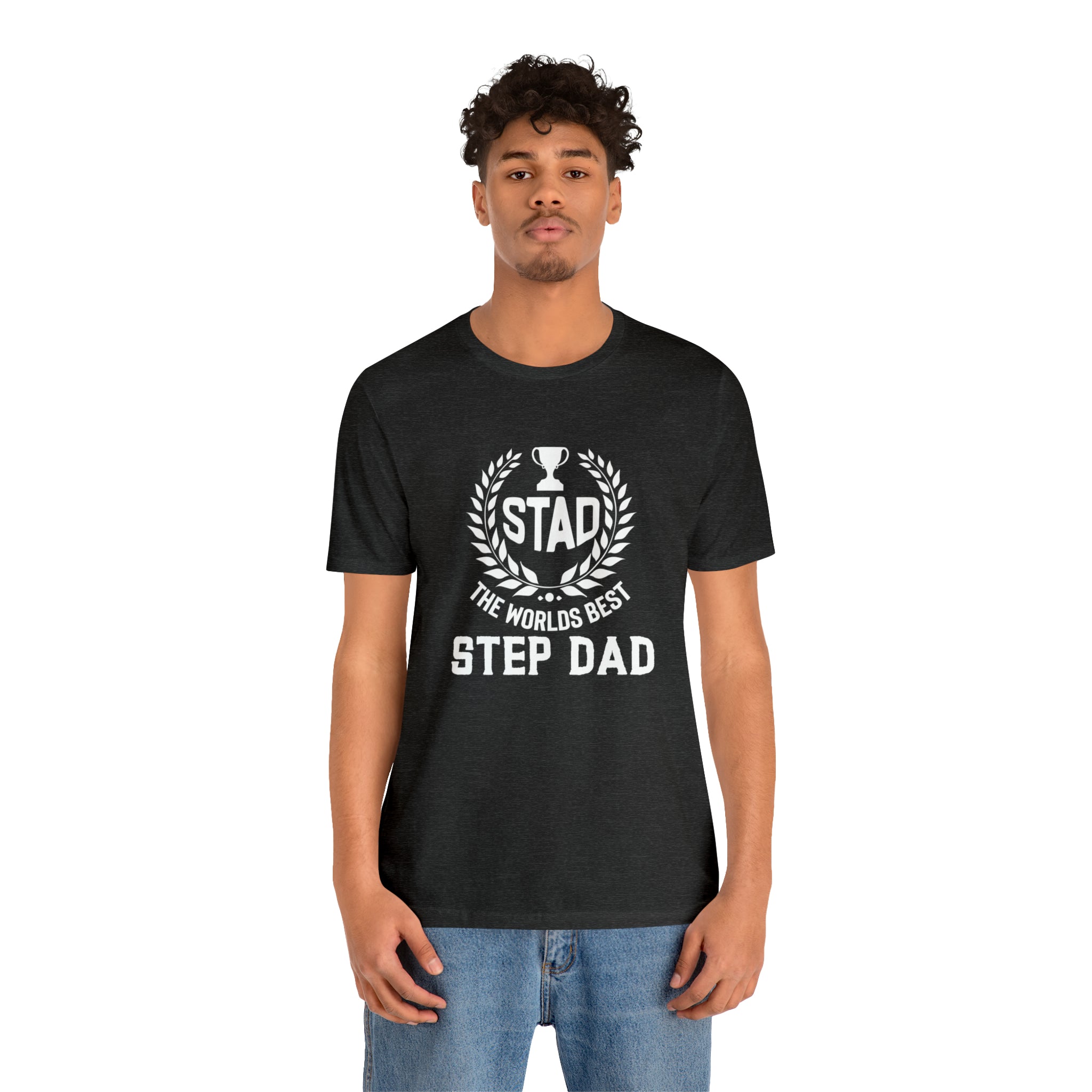 Fathers Day Gift Step Dad Unisex Softstyle T-Shirt Stad Worlds Best Step Dad
