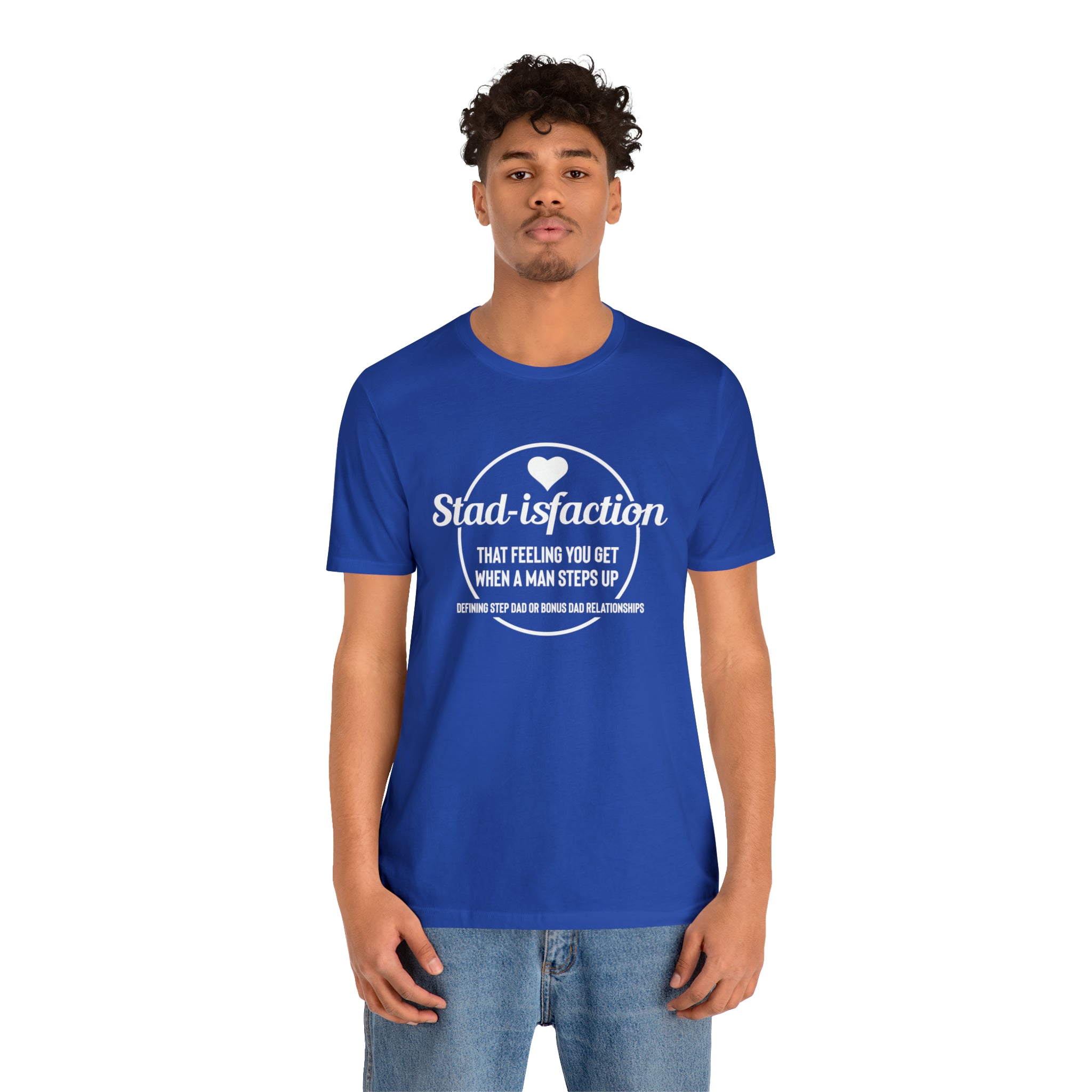 Fathers Day Gift Step Dad Unisex Softstyle T-Shirt Stad-isfaction Step Dad