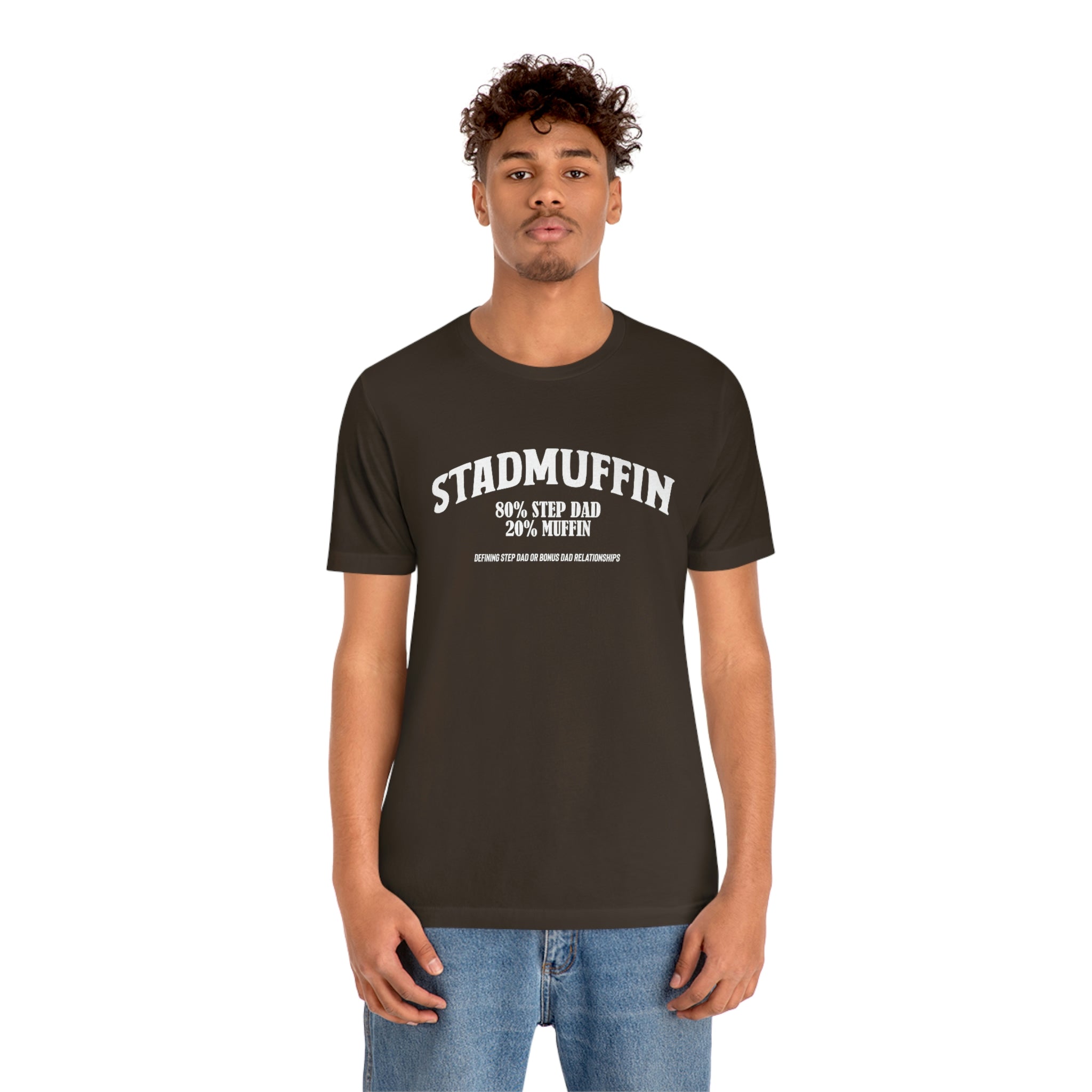 Fathers Day Gift Step Dad Unisex Softstyle T-Shirt Stad Muffin Step Dad