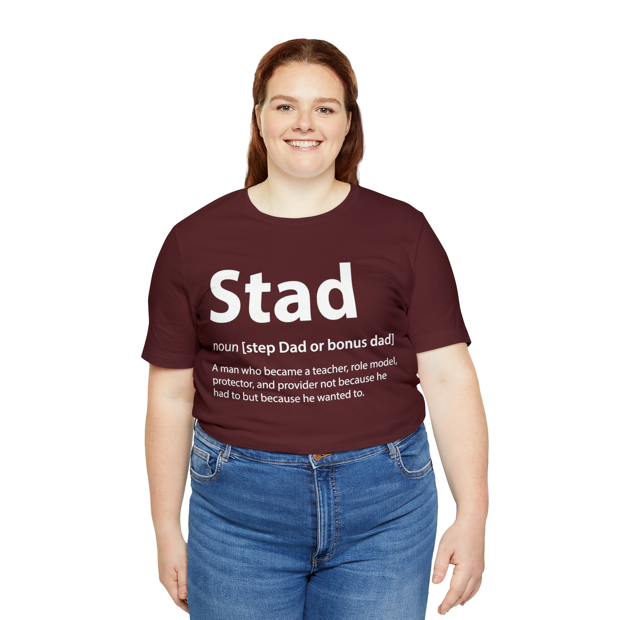 Fathers Day Gift Step Dad Unisex Softstyle T-Shirt Stad Step definition