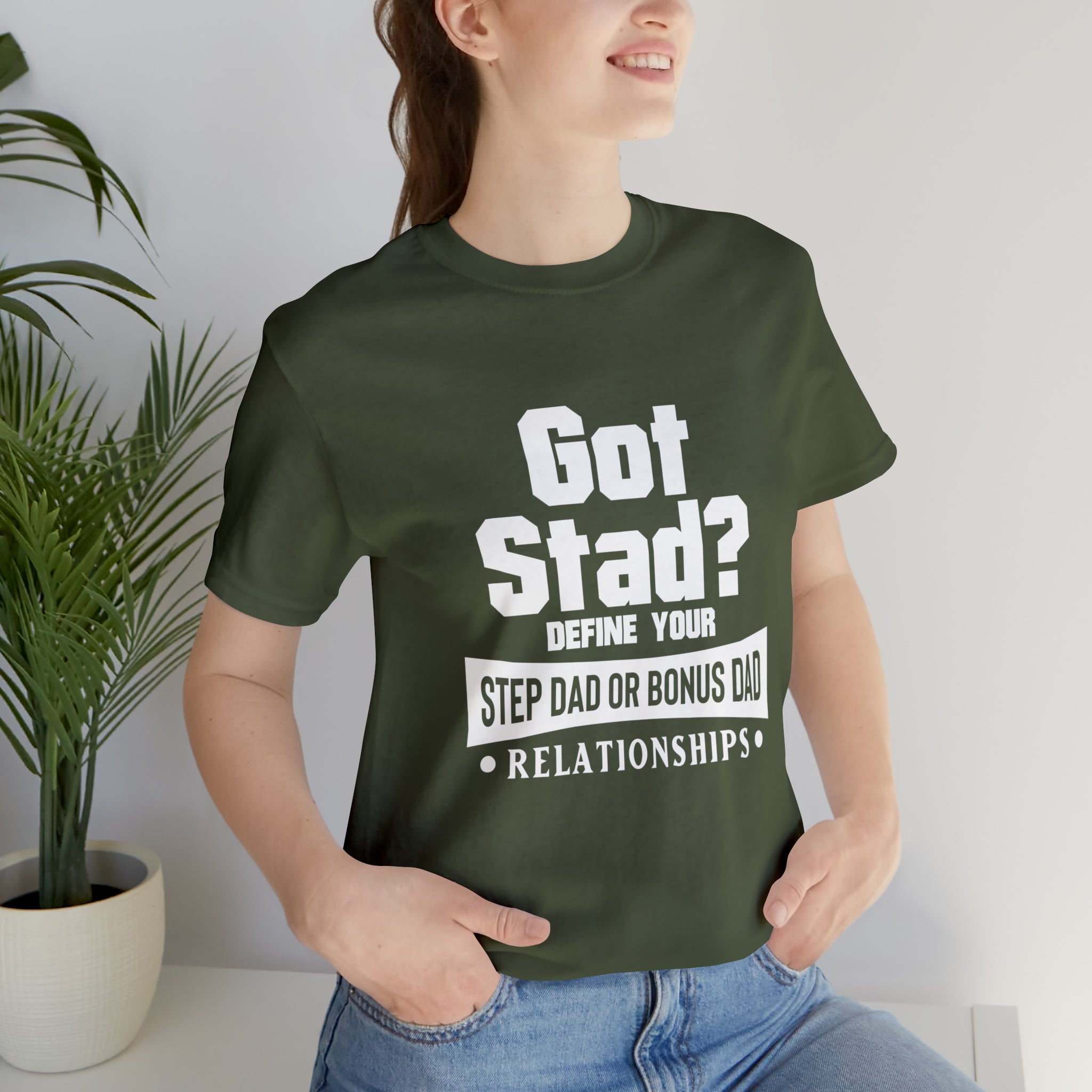 Fathers Day Gift Step Dad Unisex Softstyle T-Shirt Got Stad? Step Dad
