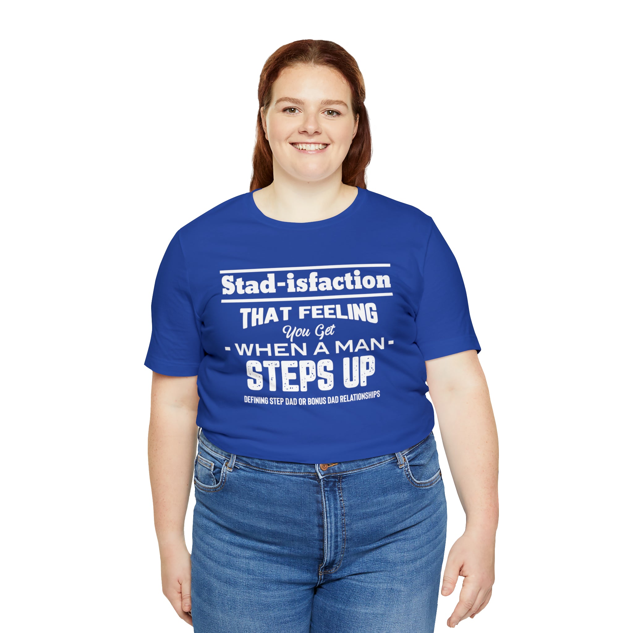 Fathers Day Gift Step Dad Unisex Softstyle T-Shirt Stad-isfaction Step Dad