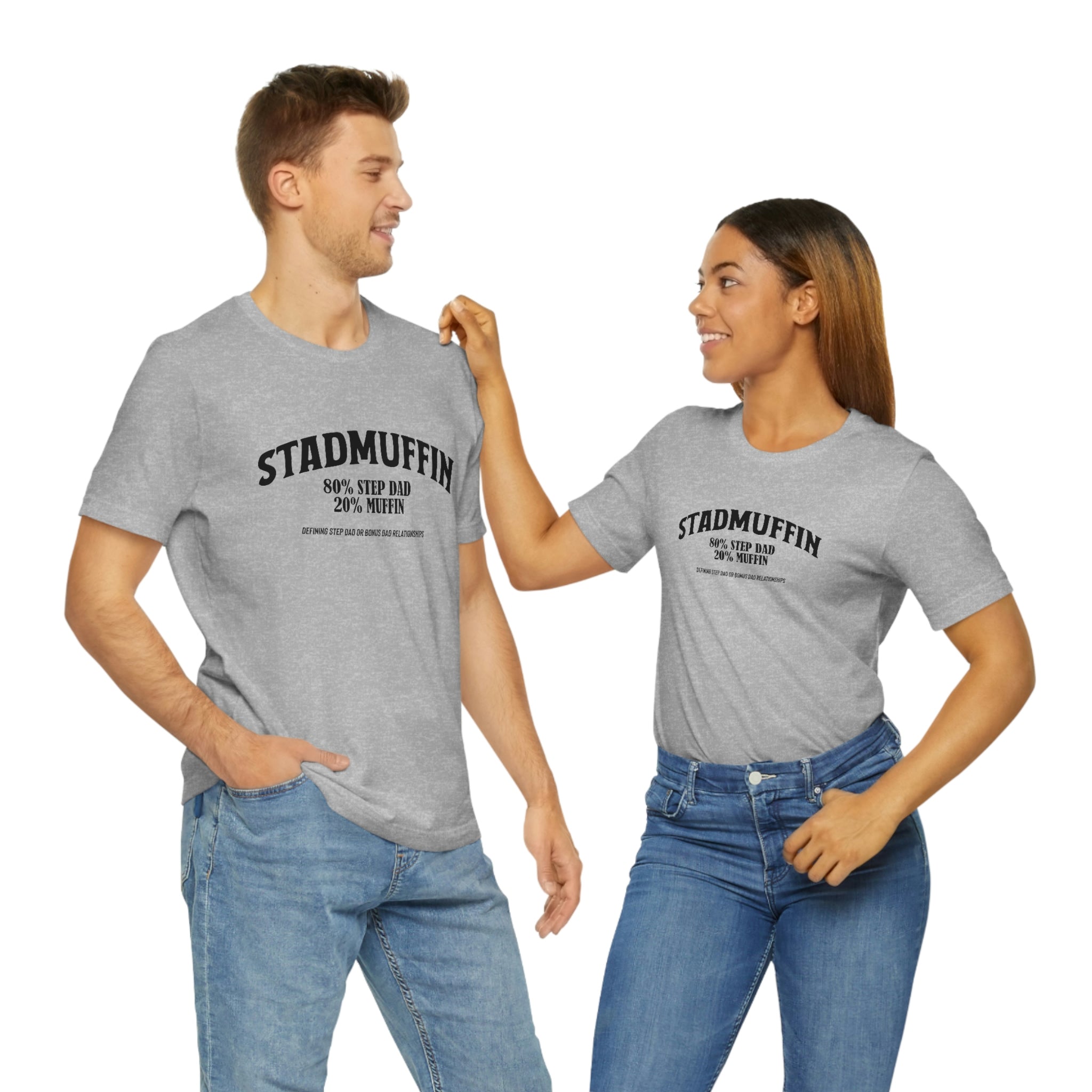 Fathers Day Gift Step Dad Unisex Softstyle T-Shirt Stad Muffin Step Dad