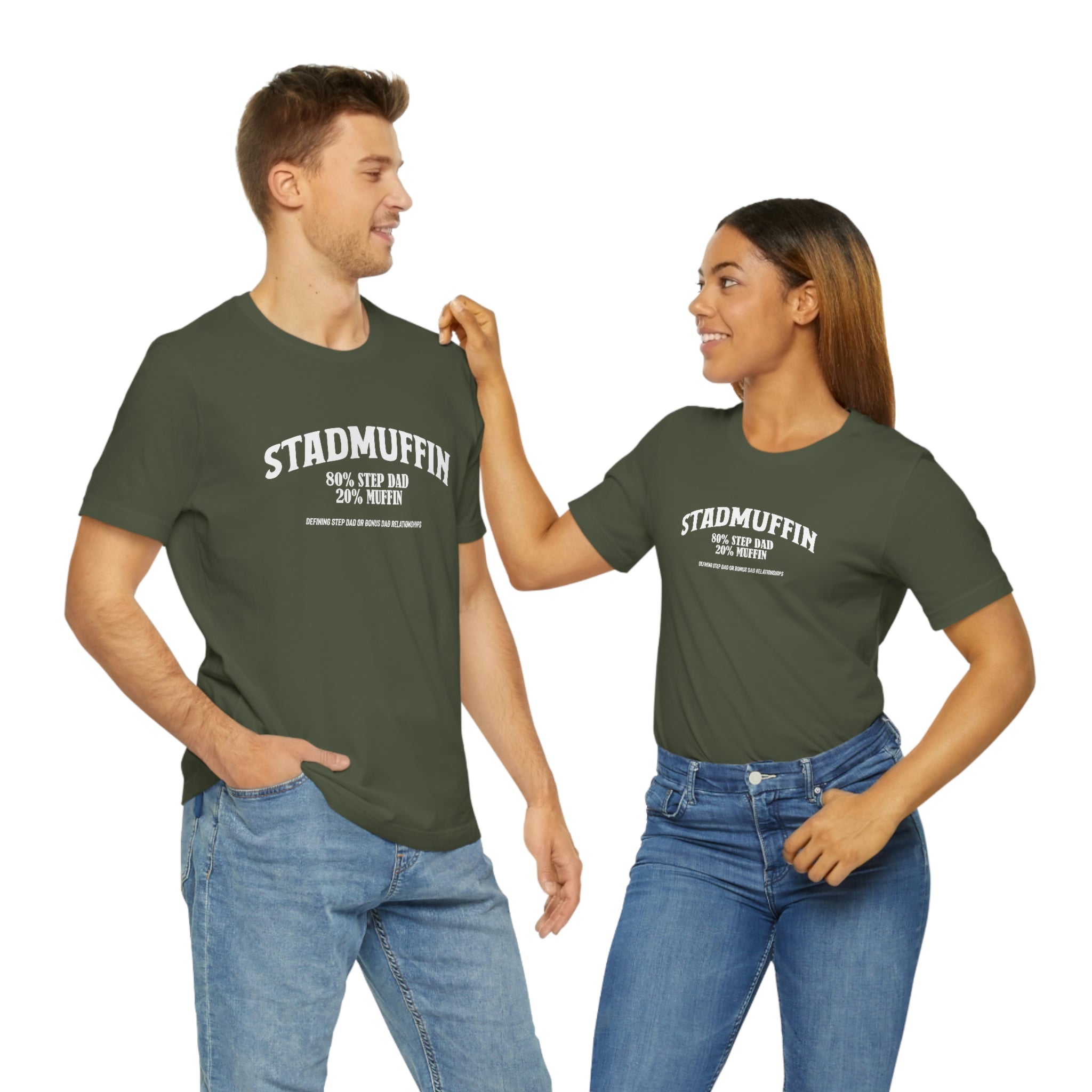 Fathers Day Gift Step Dad Unisex Softstyle T-Shirt Stad Muffin Step Dad