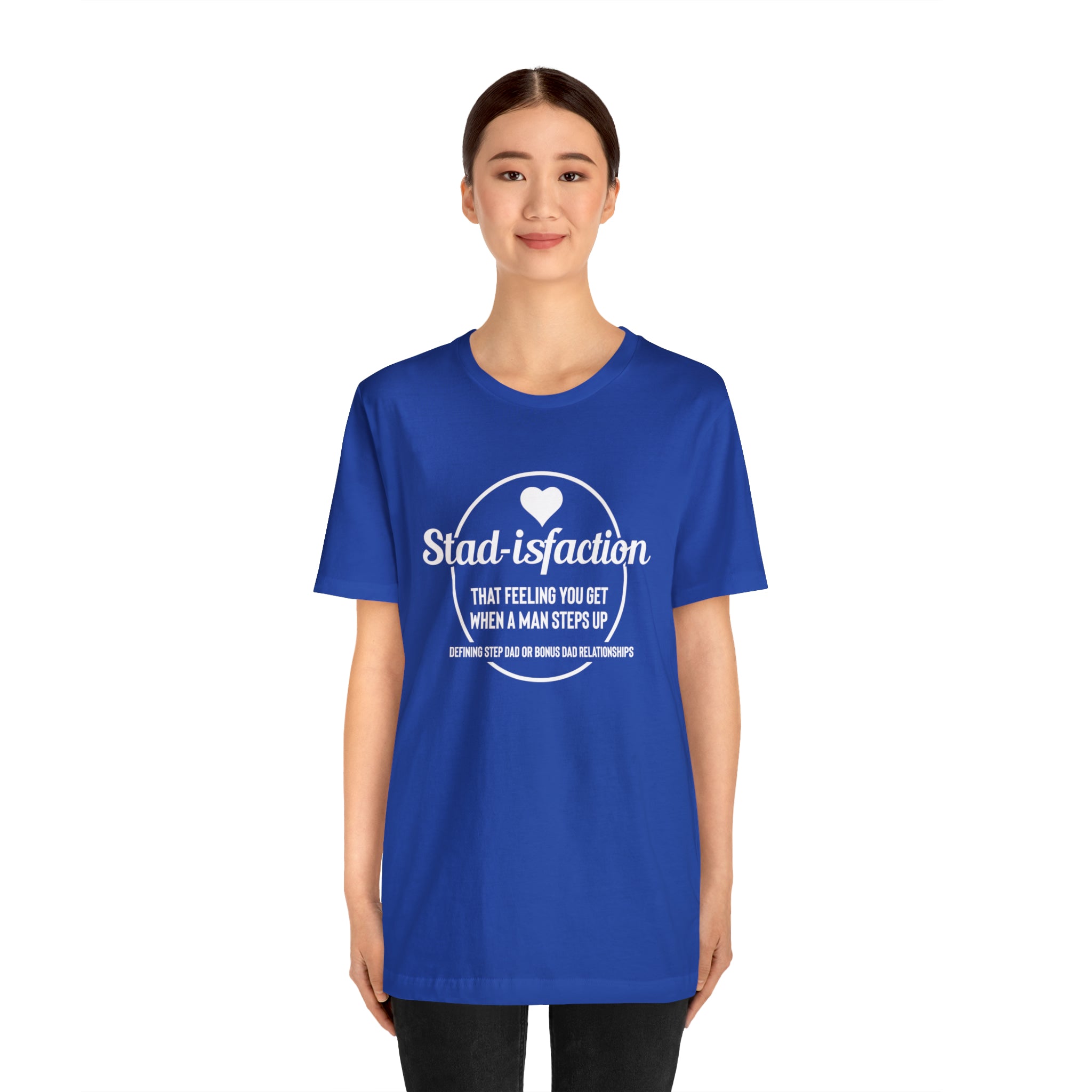 Fathers Day Gift Step Dad Unisex Softstyle T-Shirt Stad-isfaction Step Dad