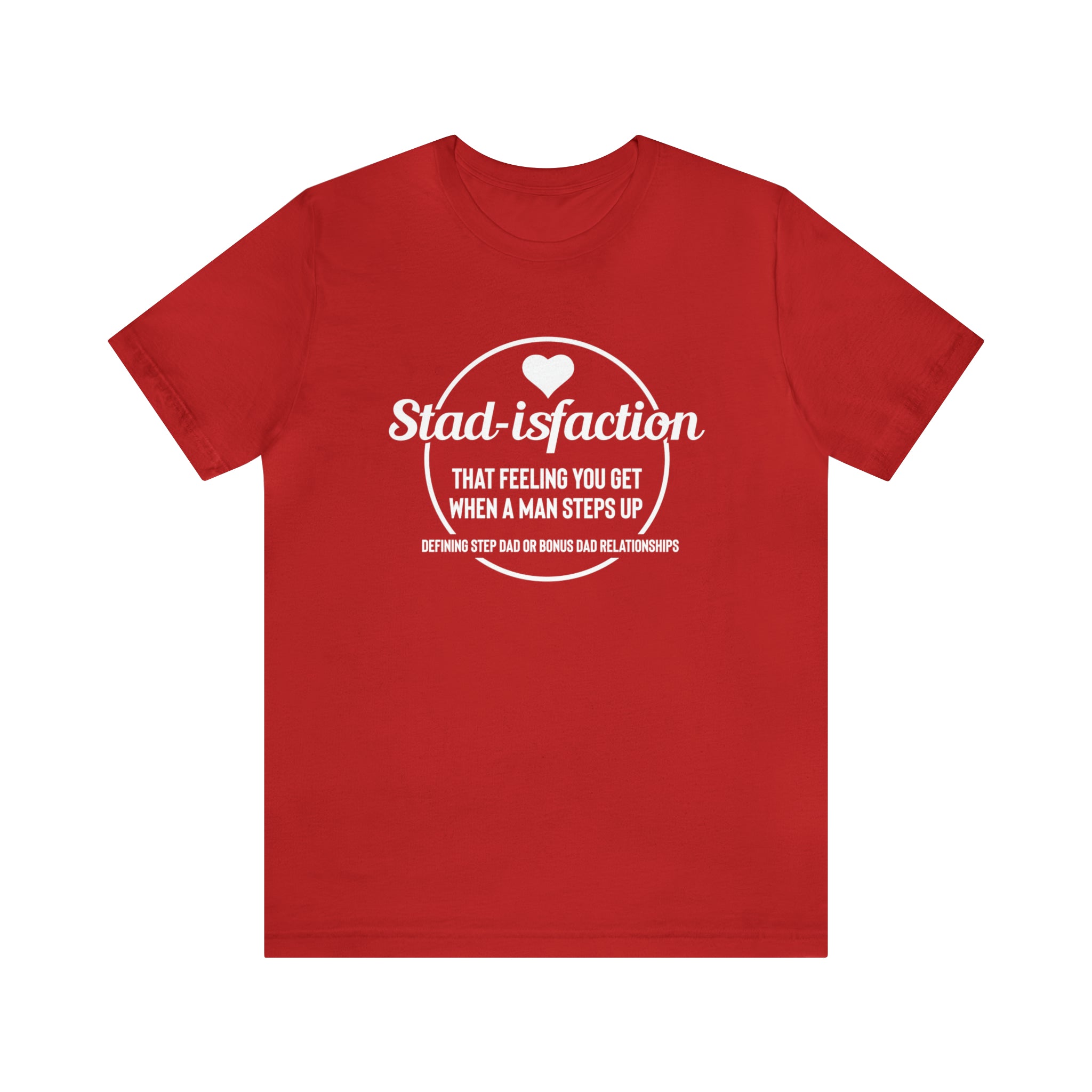 Fathers Day Gift Step Dad Unisex Softstyle T-Shirt Stad-isfaction Step Dad