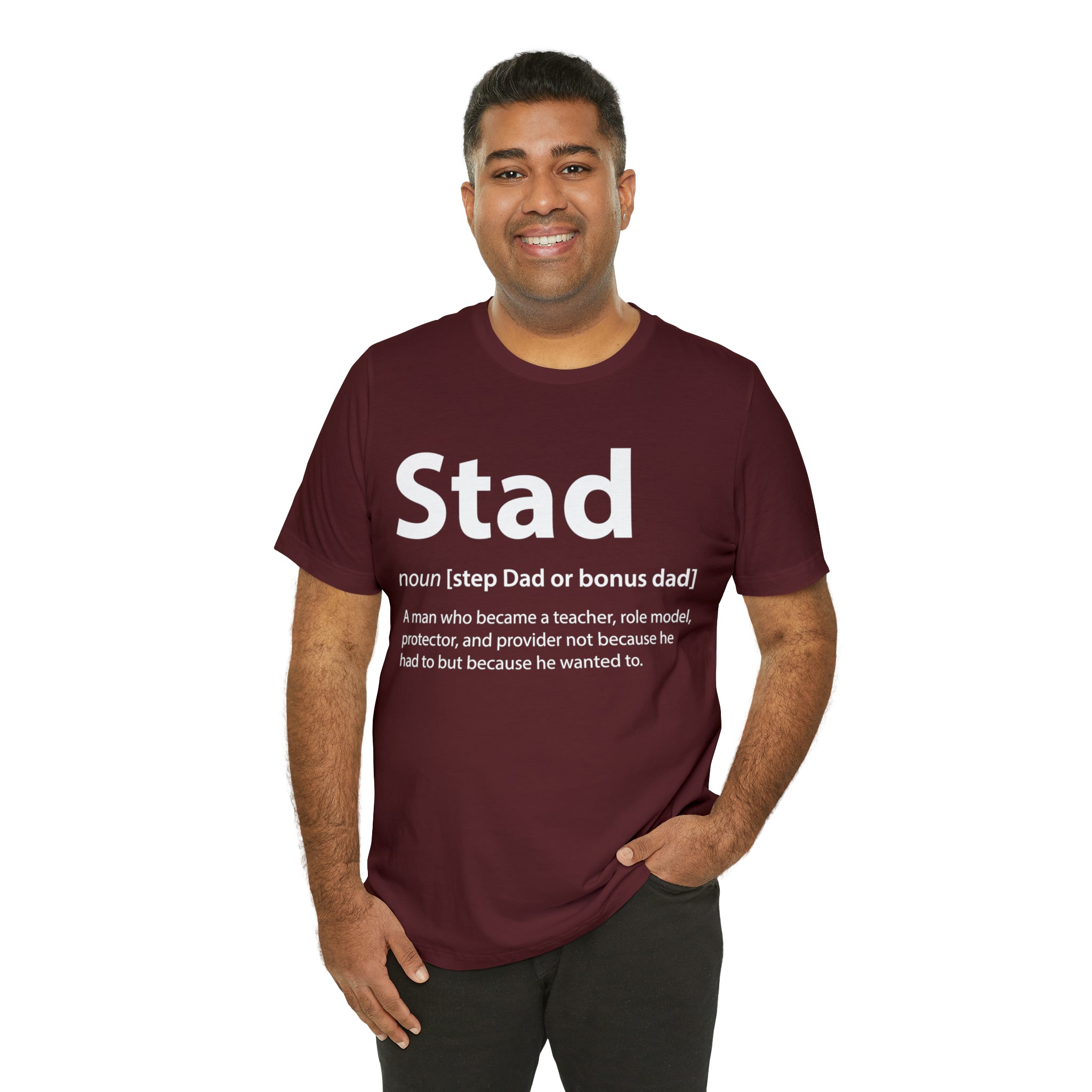 Fathers Day Gift Step Dad Unisex Softstyle T-Shirt Stad Step definition