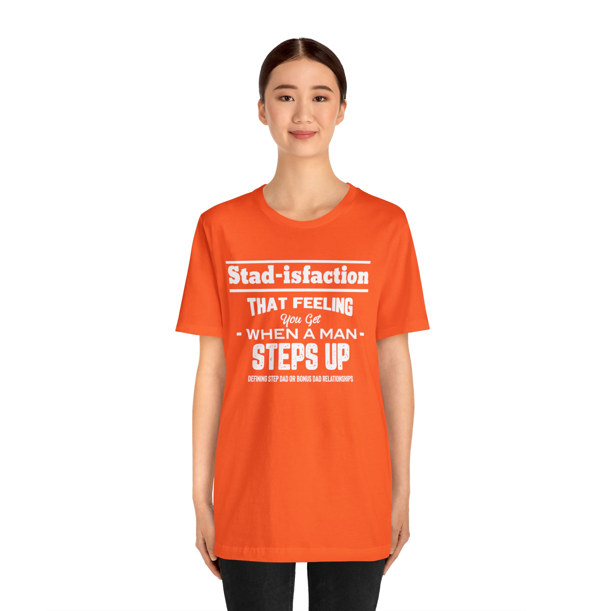 Fathers Day Gift Step Dad Unisex Softstyle T-Shirt Stad-isfaction Step Dad
