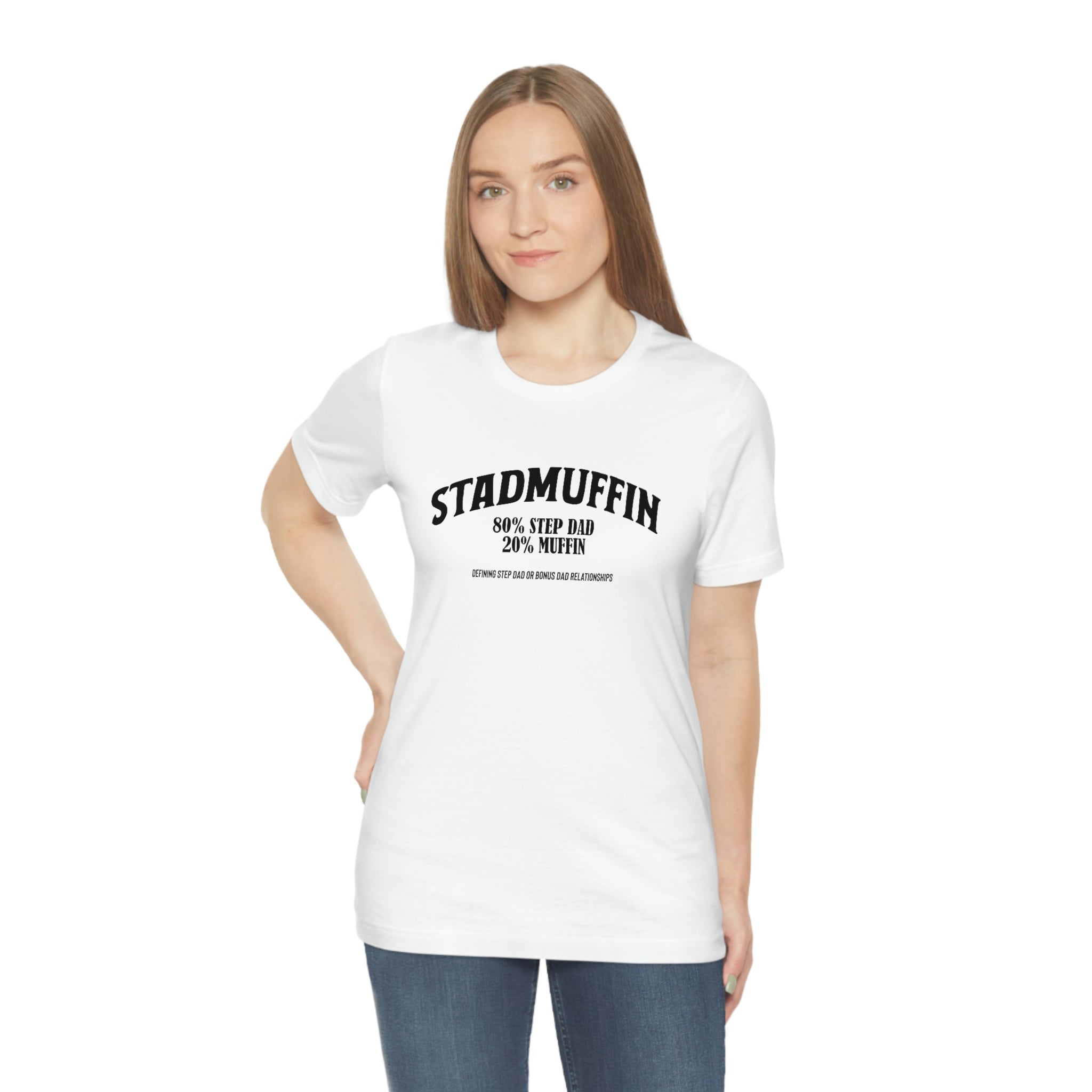 Fathers Day Gift Step Dad Unisex Softstyle T-Shirt Stad Muffin Step Dad